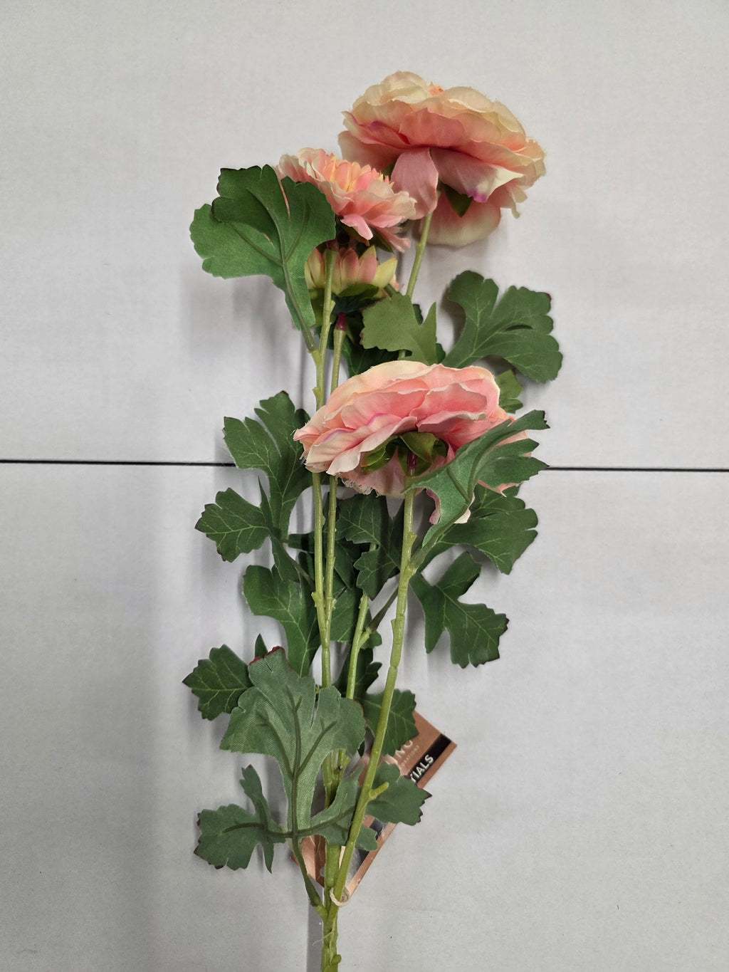 Artificial Ranunculus Light Pink 85cm