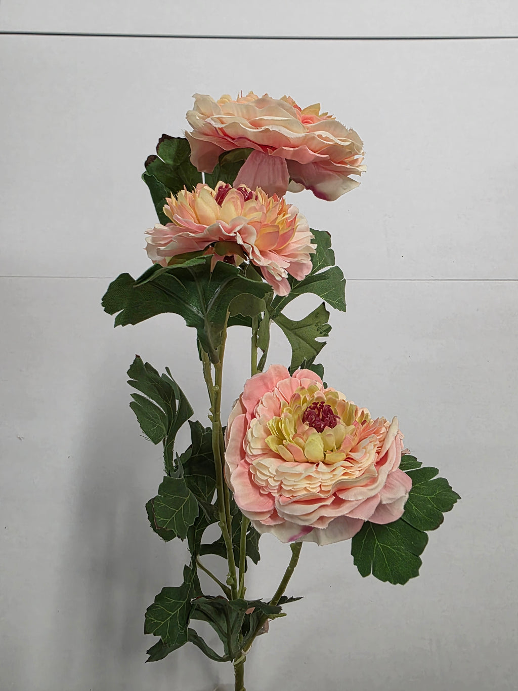 Artificial Ranunculus Light Pink 85cm