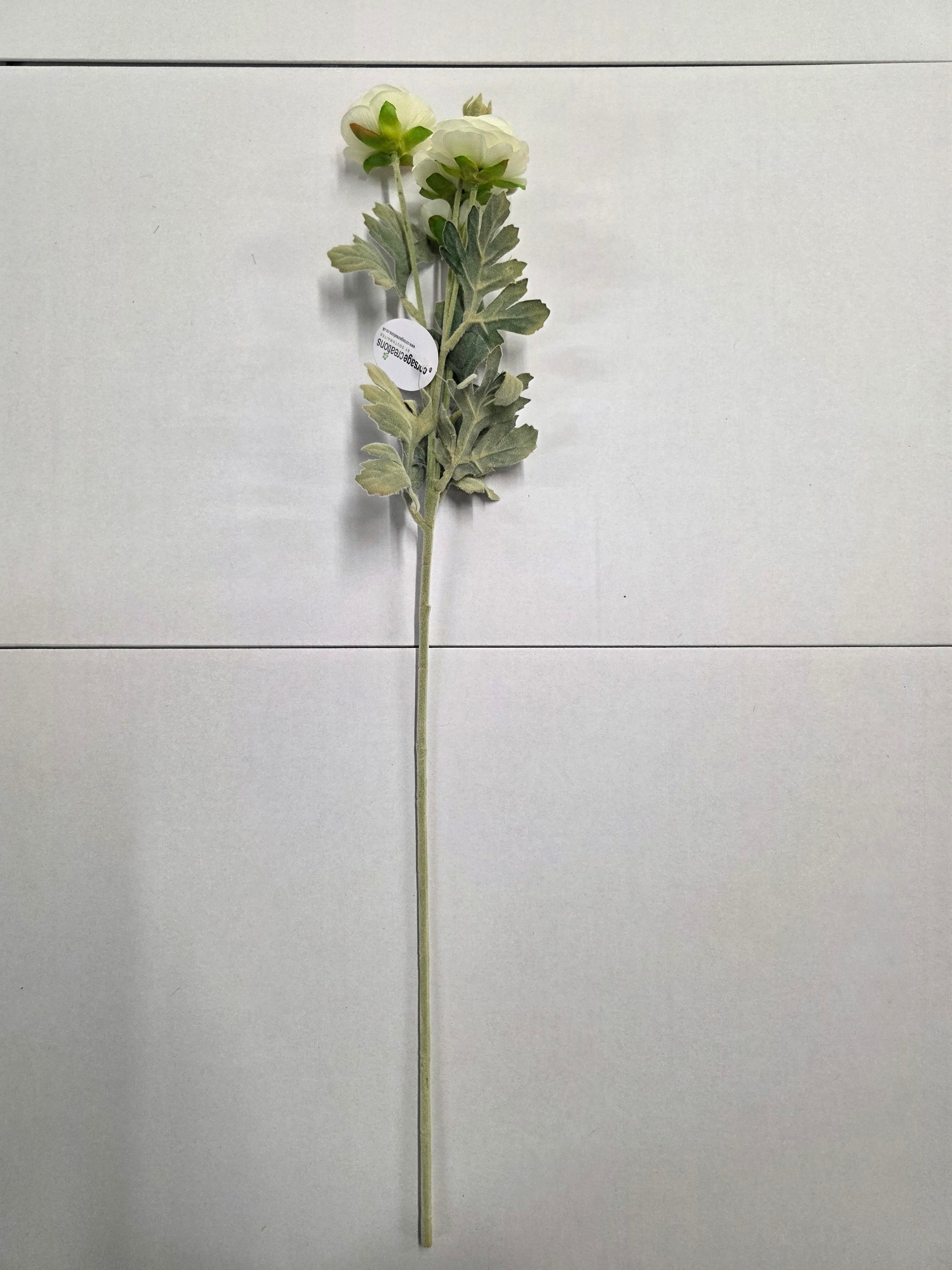 Artificial Ranunculus Spray Ivory (PACK OF 2)