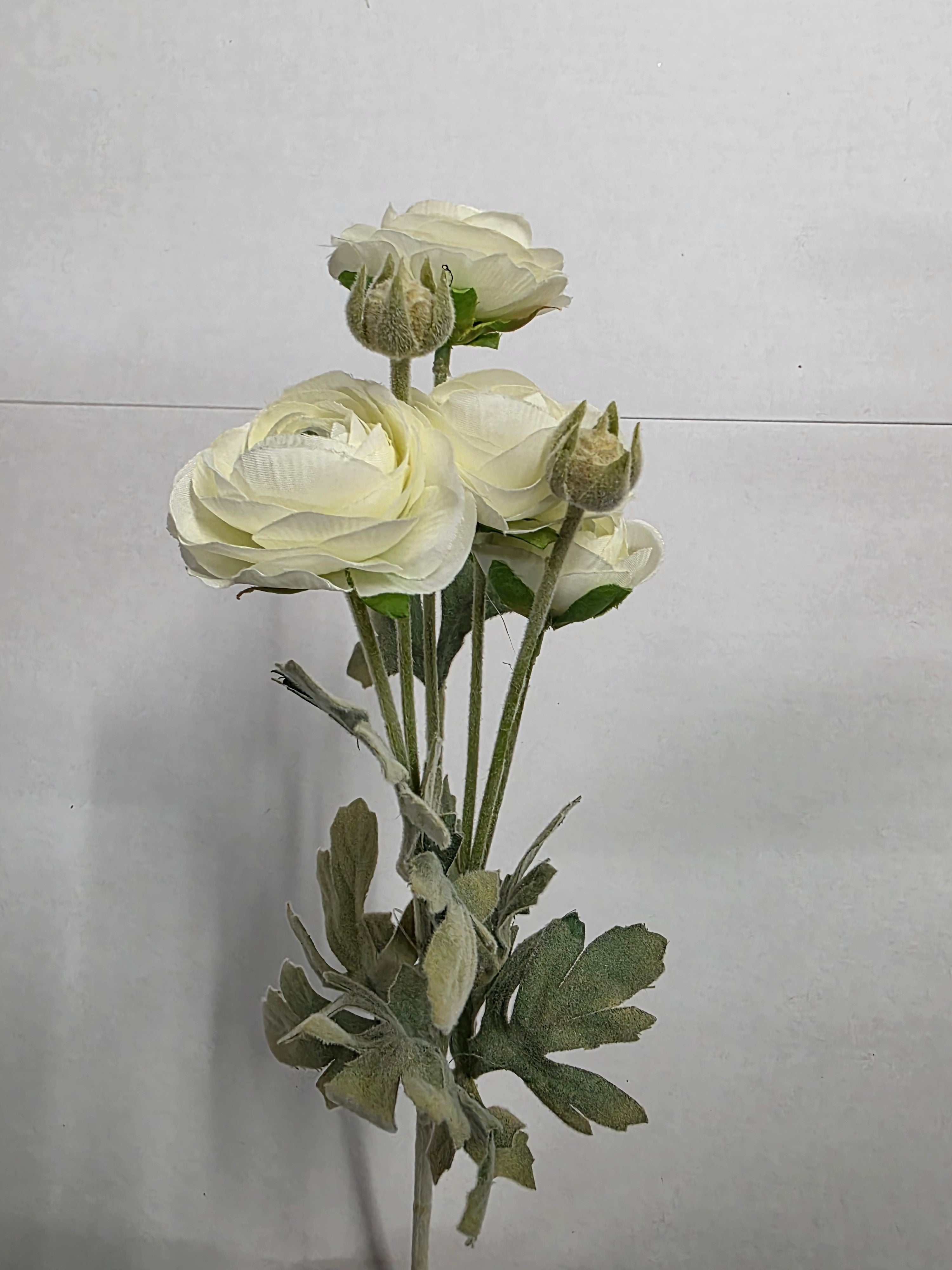 Artificial Ranunculus Spray Ivory (PACK OF 2)