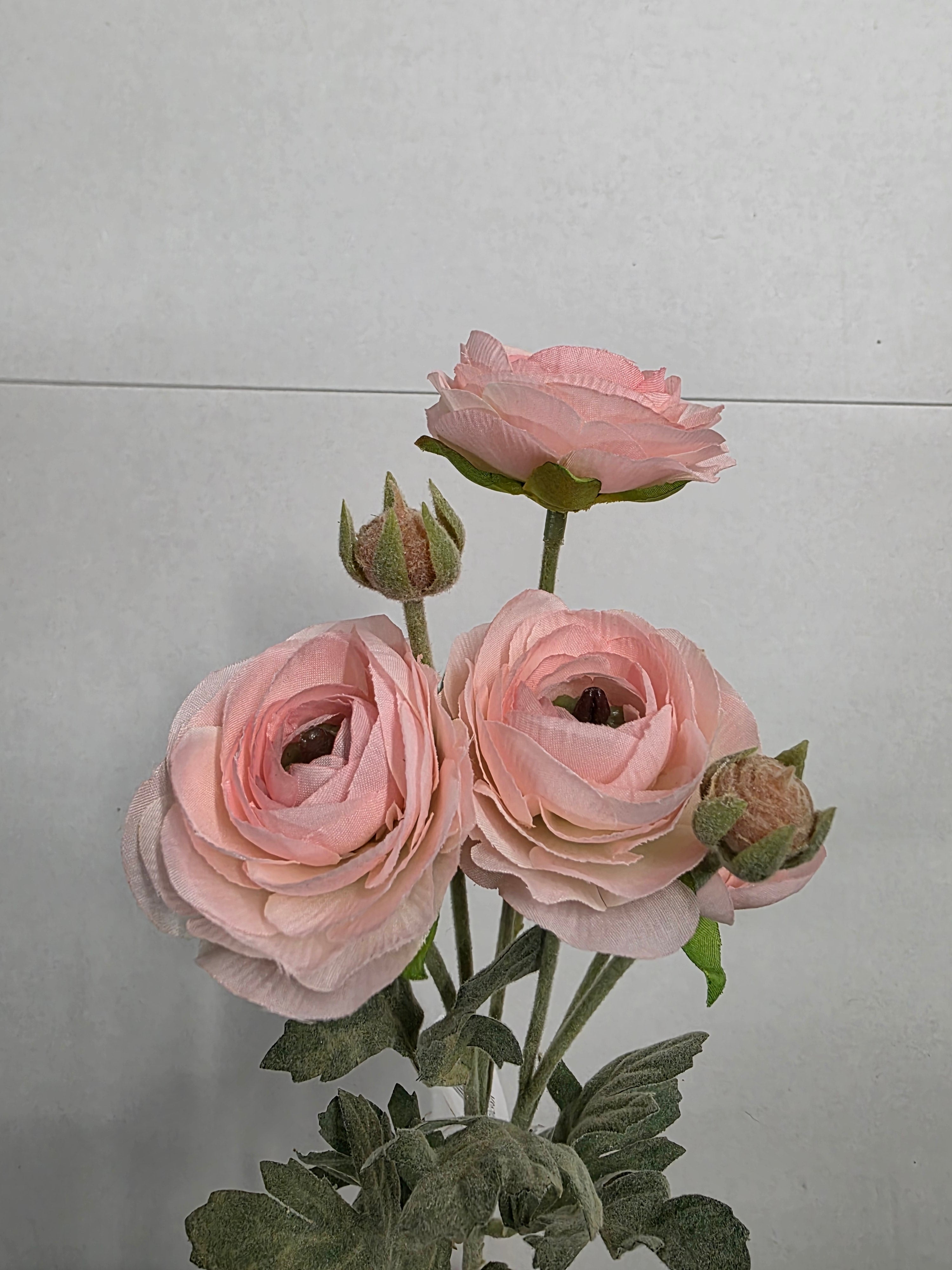 Artificial Ranunculus Spray Pink (PACK OF 2)