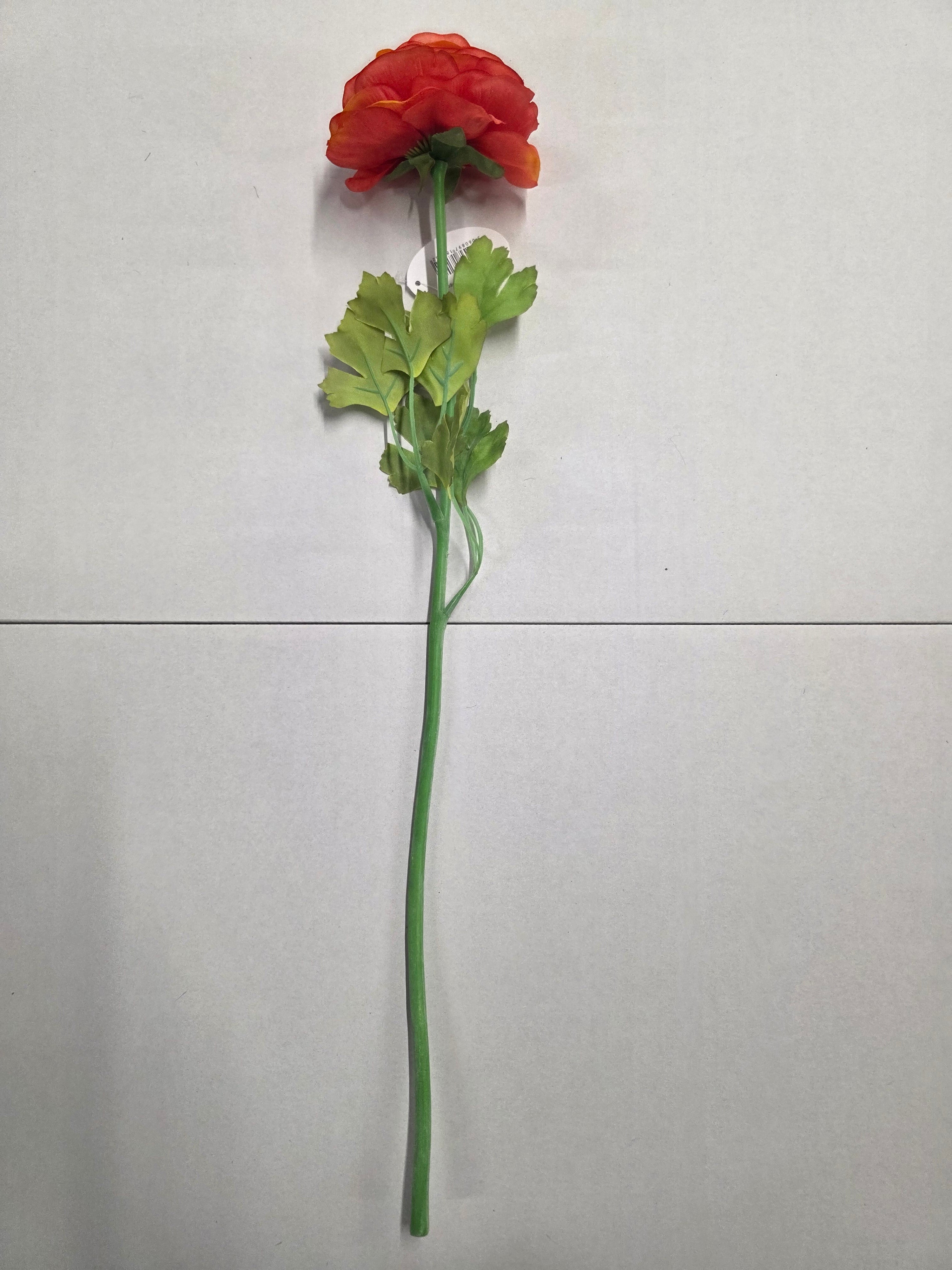 Artificial Ranunculus Stem Orange (PACK OF 2)