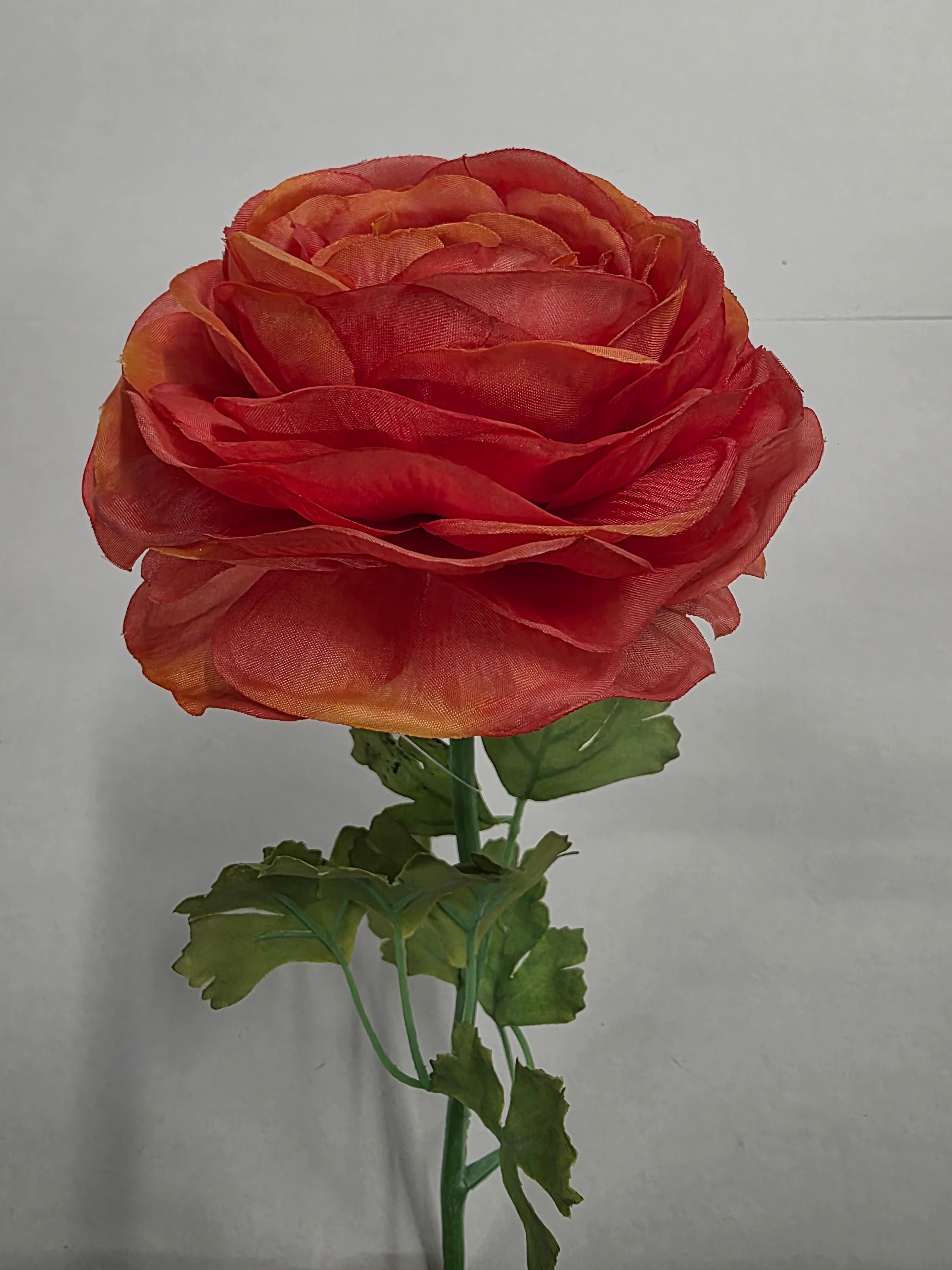 Artificial Ranunculus Stem Orange (PACK OF 2)