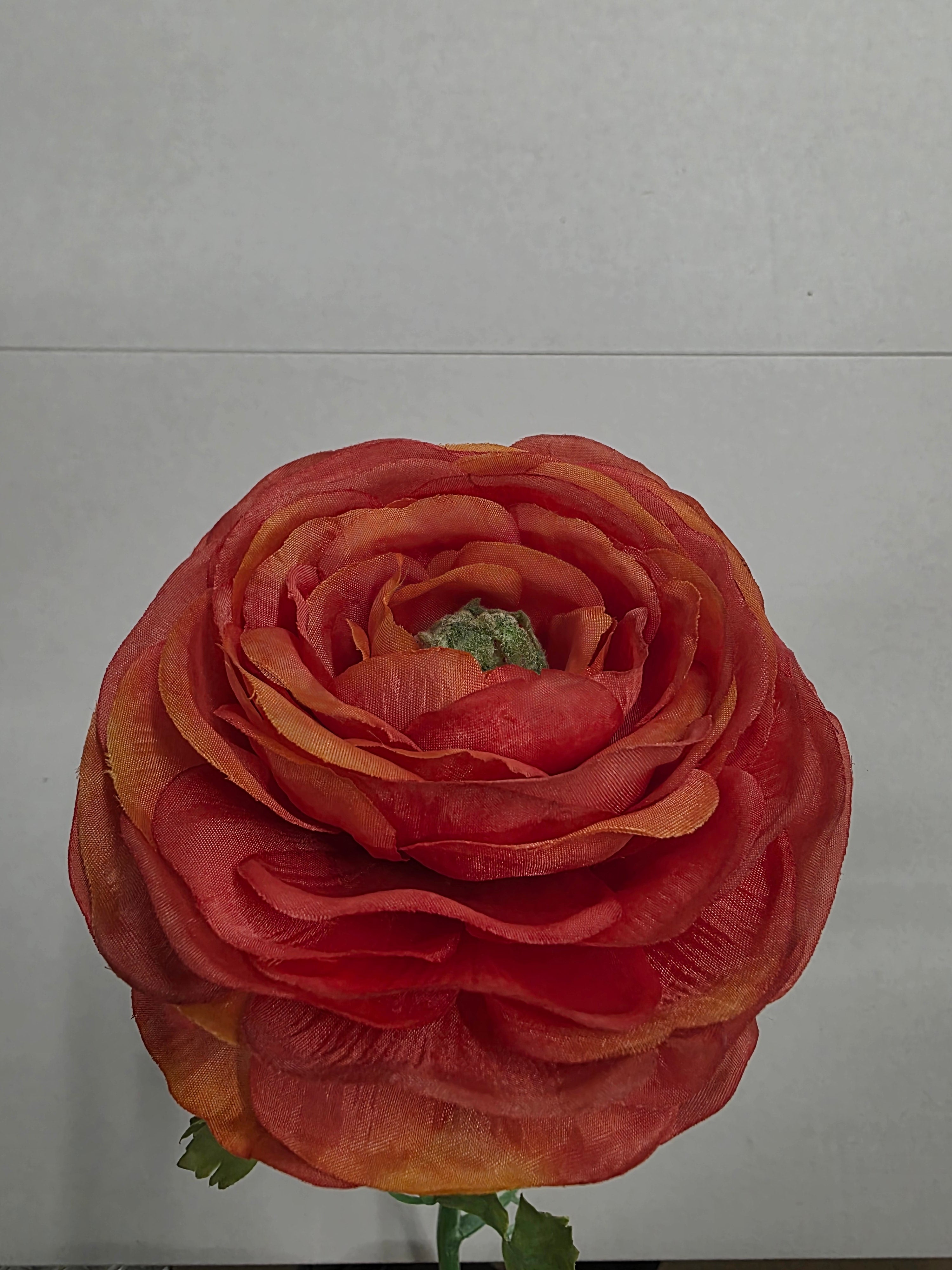 Artificial Ranunculus Stem Orange (PACK OF 2)