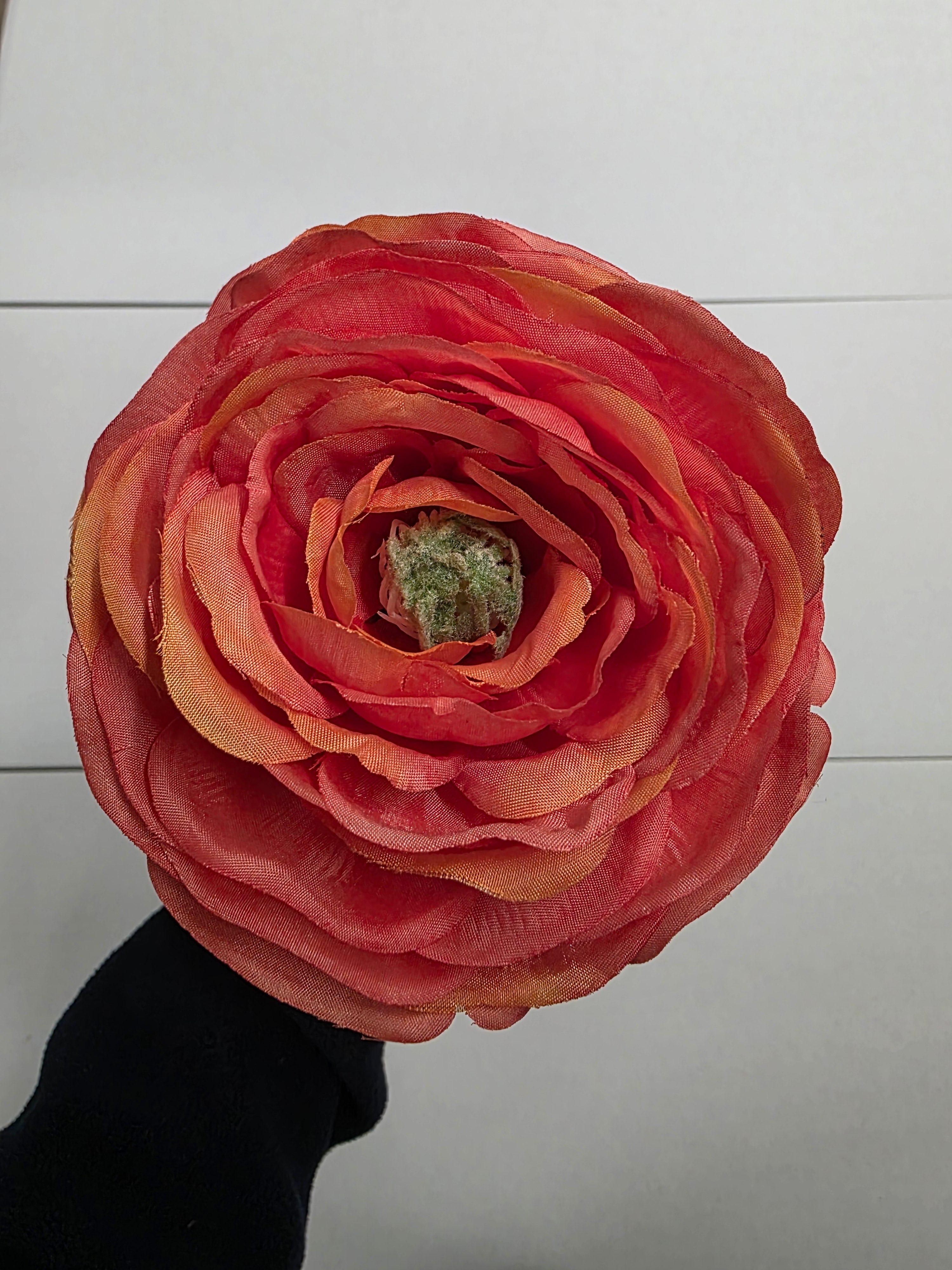 Artificial Ranunculus Stem Orange (PACK OF 2)