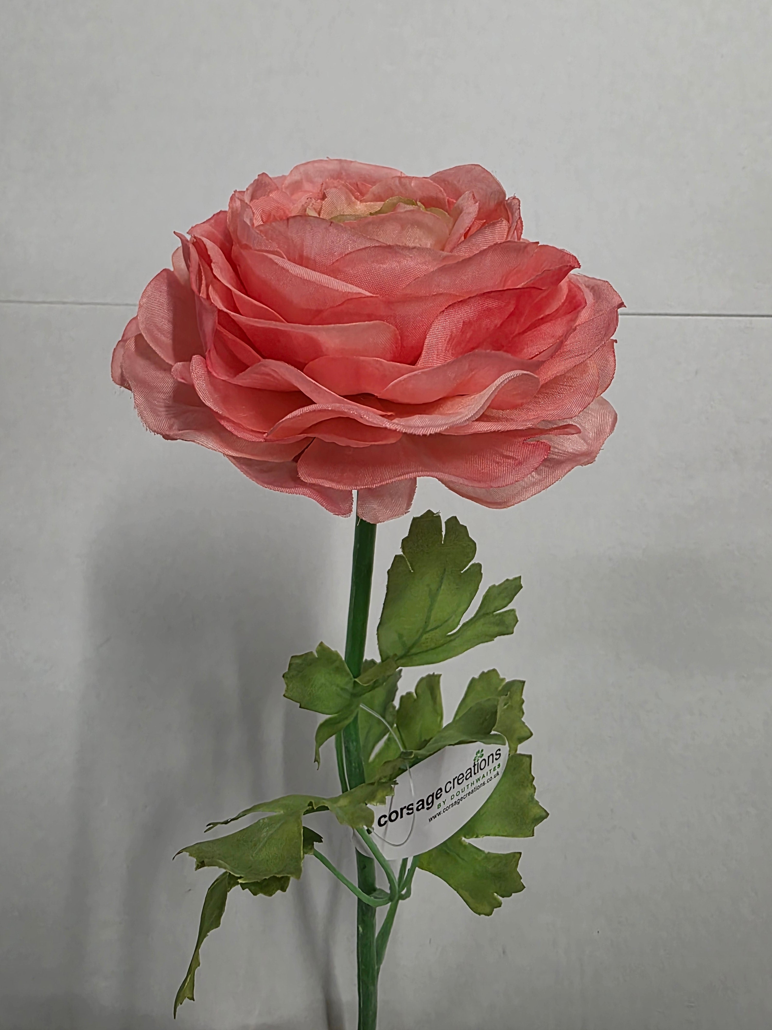 Artificial Ranunculus Stem Pink (PACK OF 2)