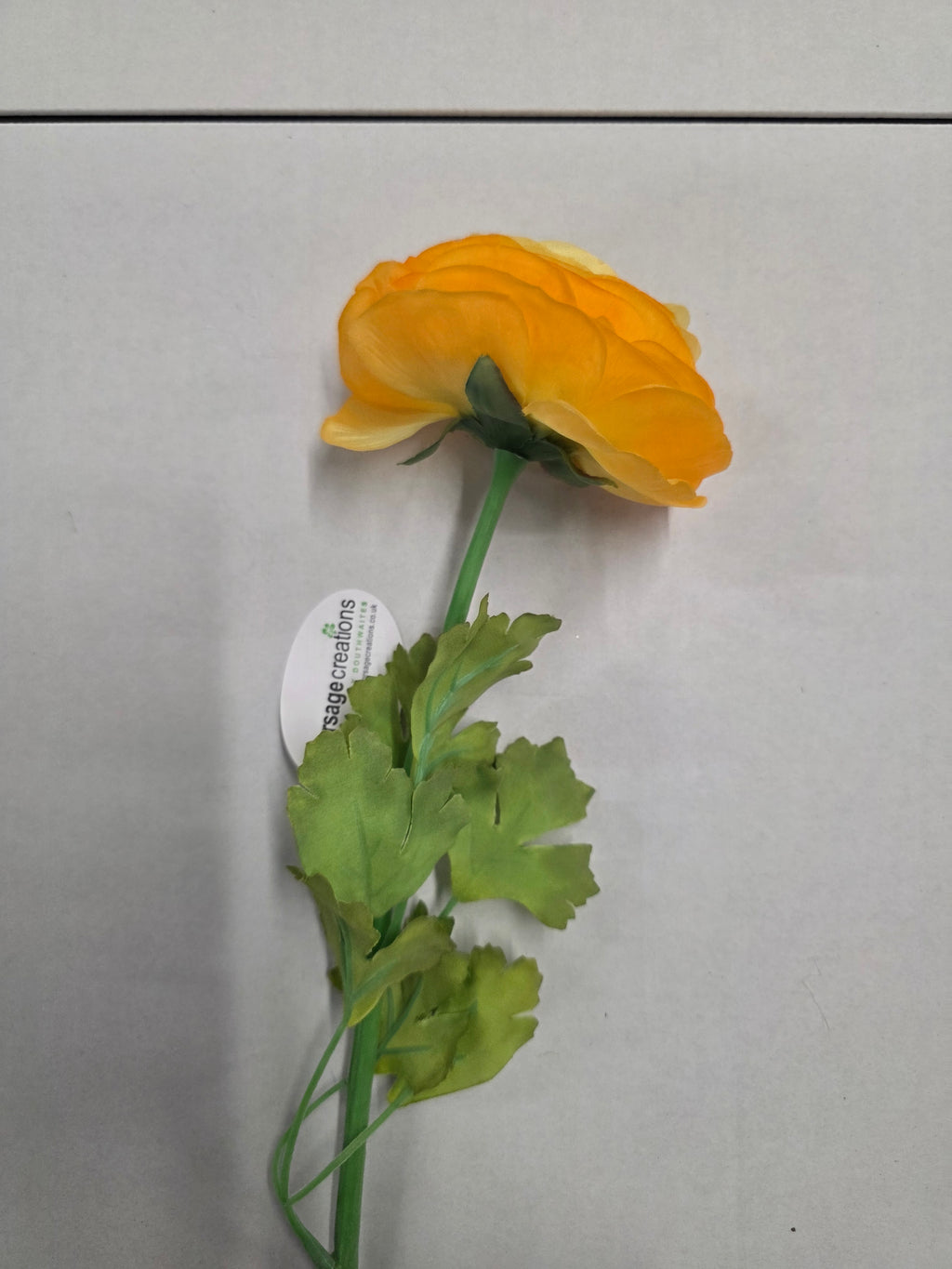 Artificial Ranunculus Stem Yellow (PACK OF 2)