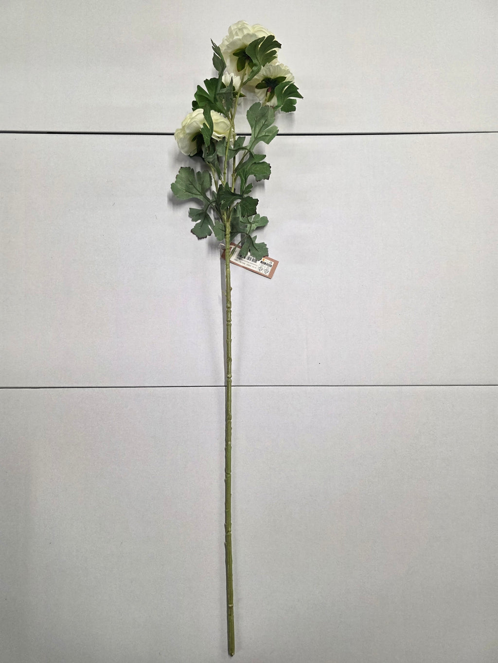 Artificial Ranunculus White 85cm