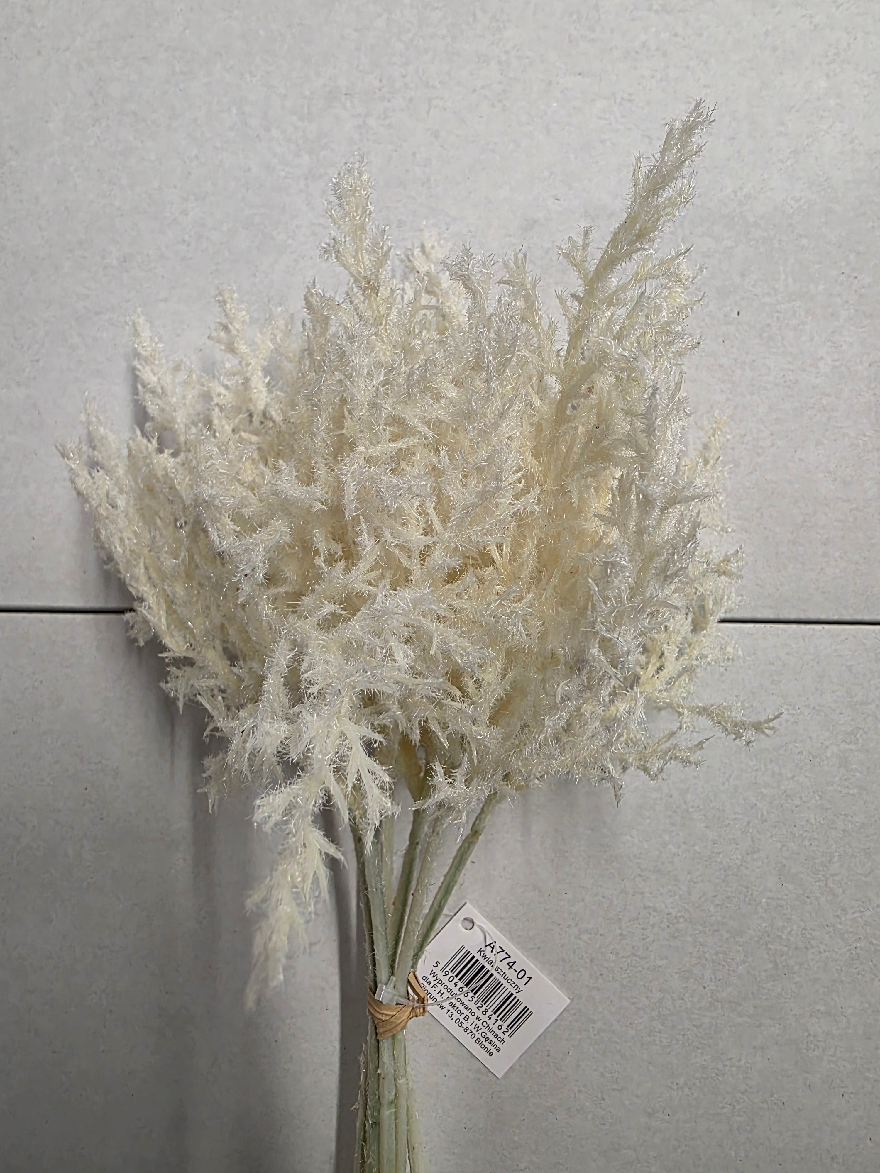 Artificial Reed Inflorescence Cream X6