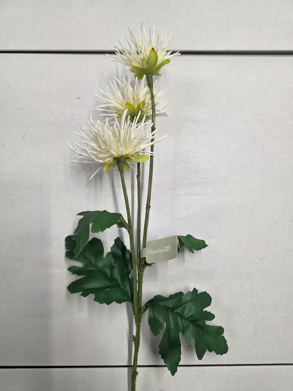 Artificial Spider Mum White