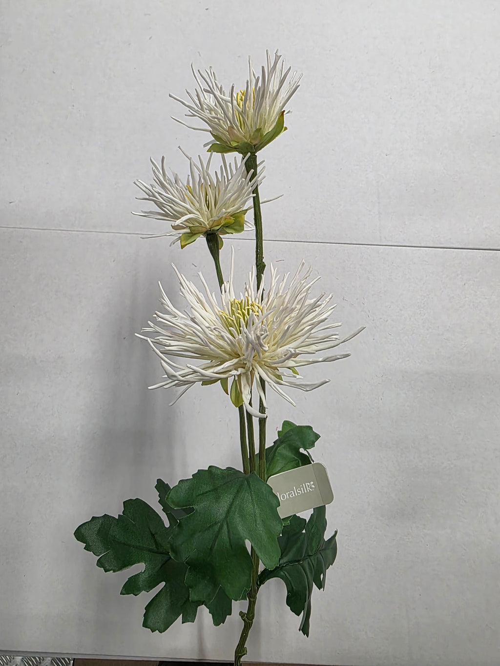 Artificial Spider Mum White