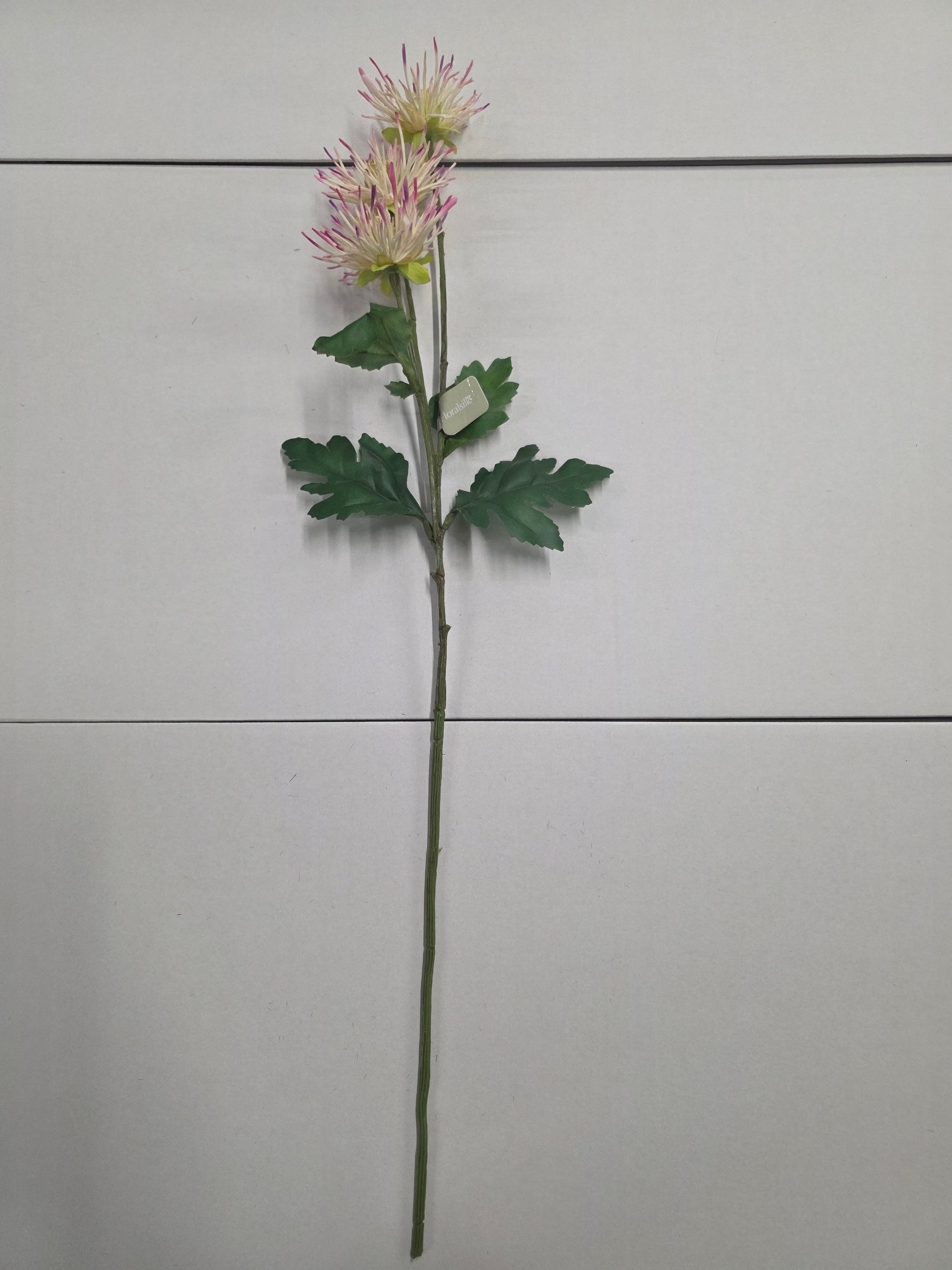 Artificial Spider Mum White Beauty