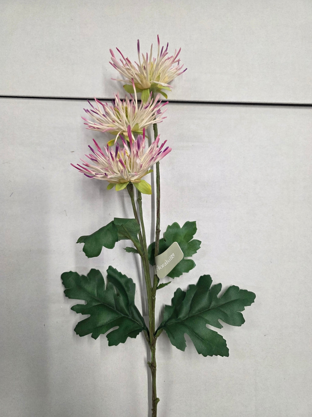 Artificial Spider Mum White Beauty