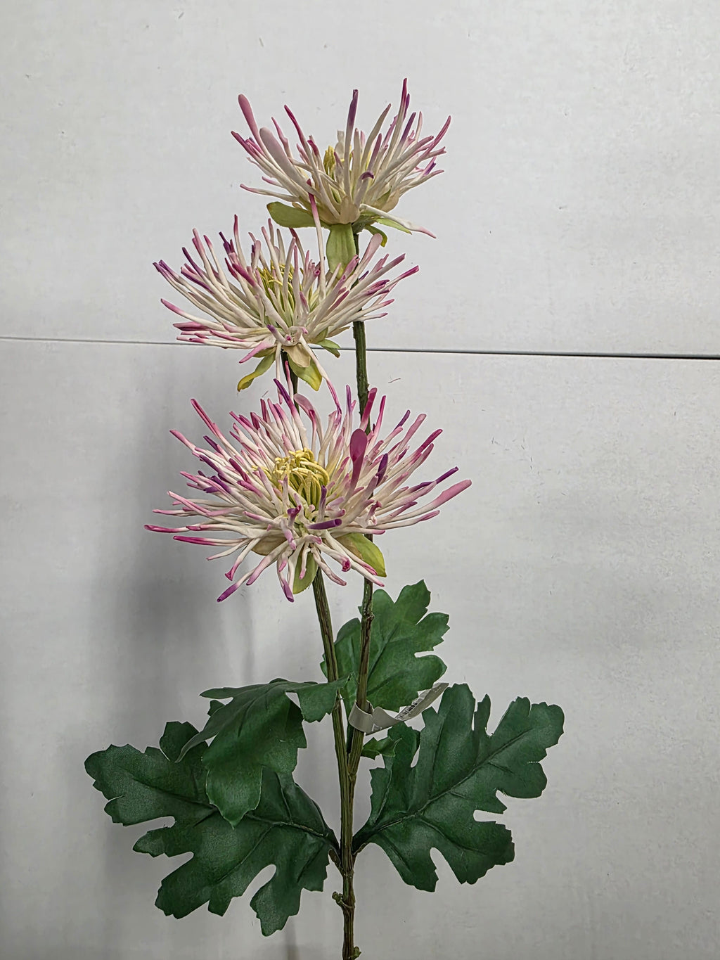 Artificial Spider Mum White Beauty