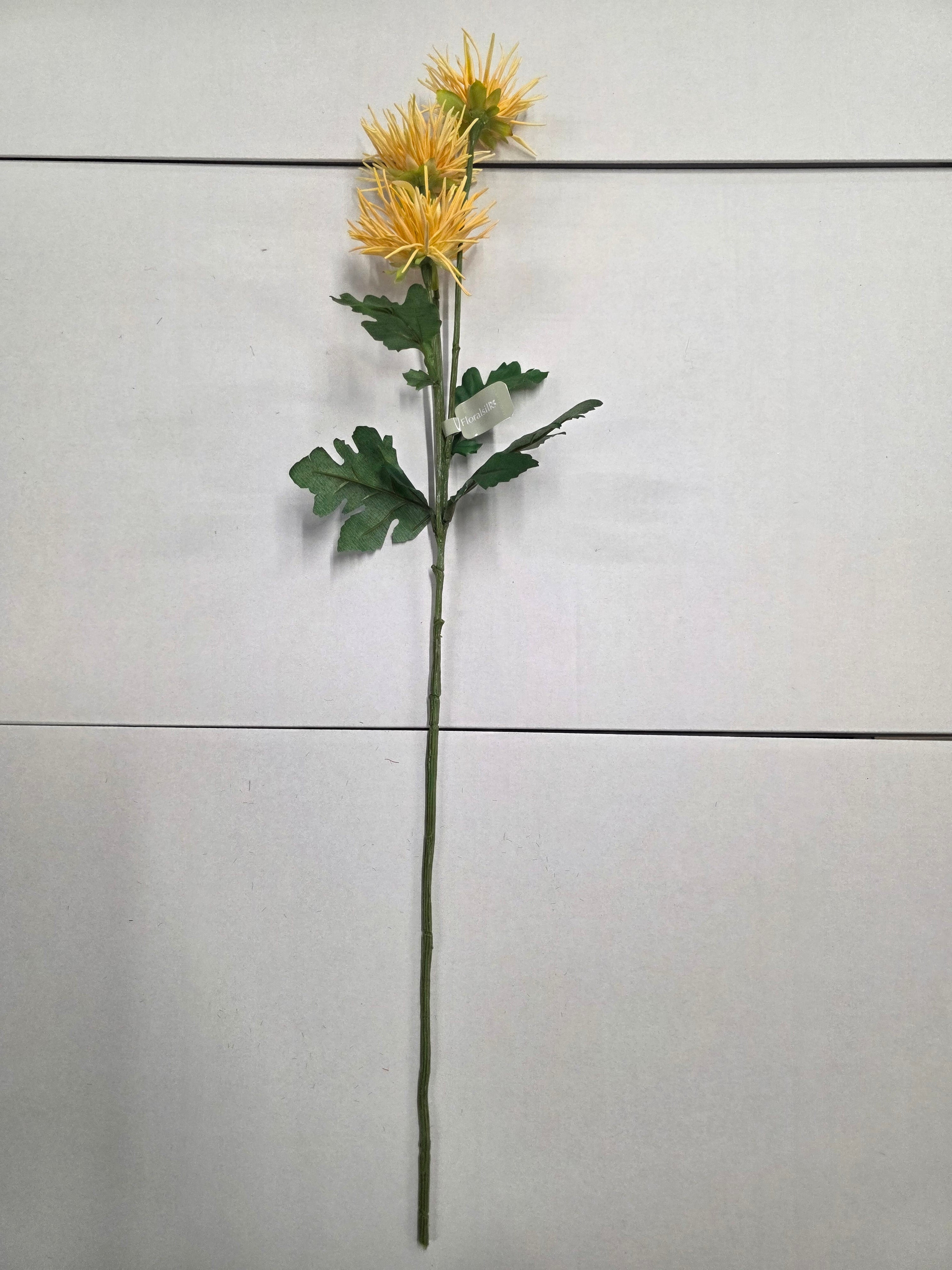 Artificial Spider Mum Yellow