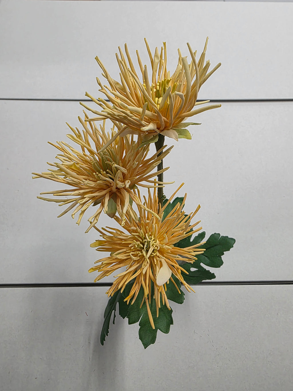 Artificial Spider Mum Yellow