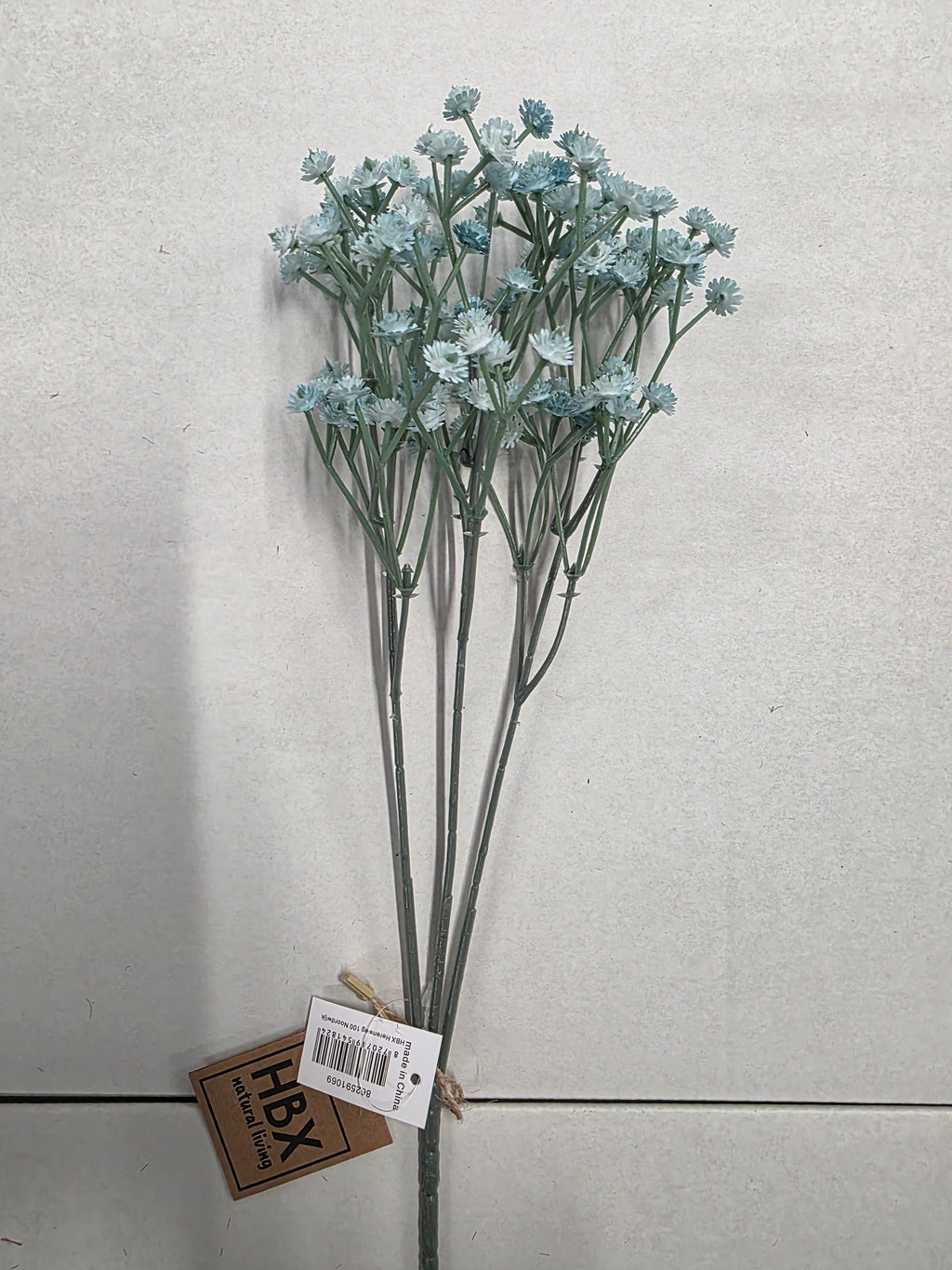 Artificial Stem Gyps 68cm Blue (pack of 4)