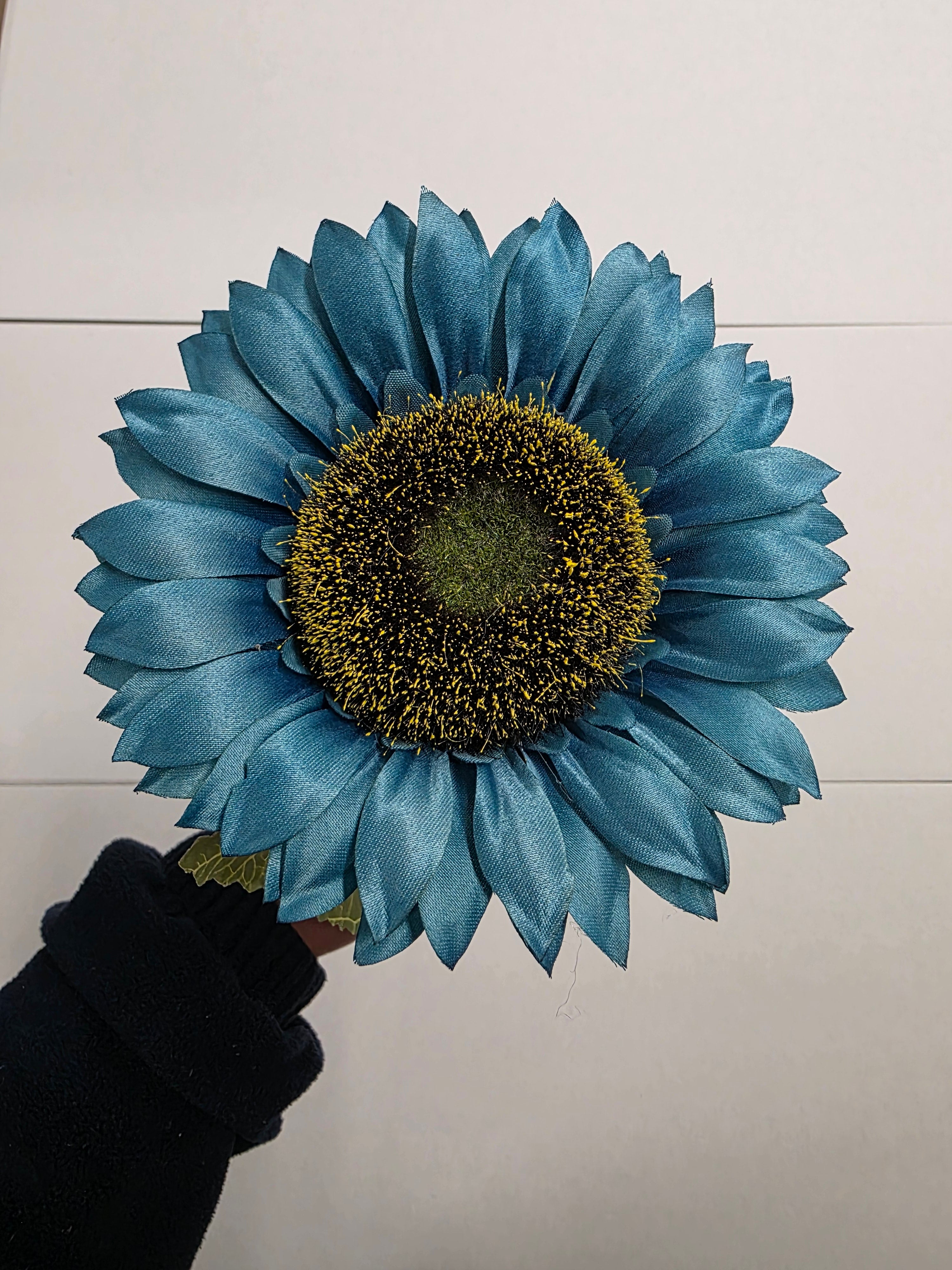 Artificial Sunflower Autumn Blue 60cm (PACK OF 4)