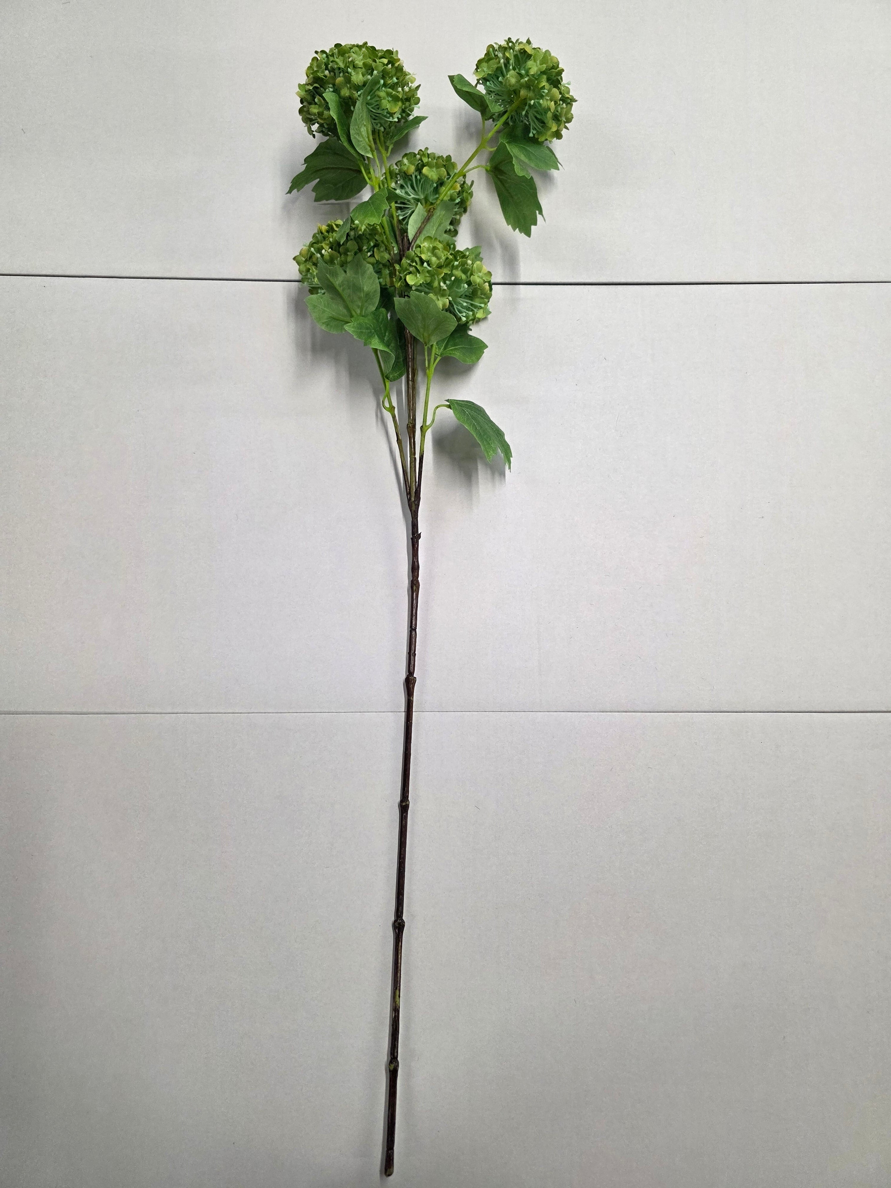 Artificial Vibernum Snowball Green 96cm