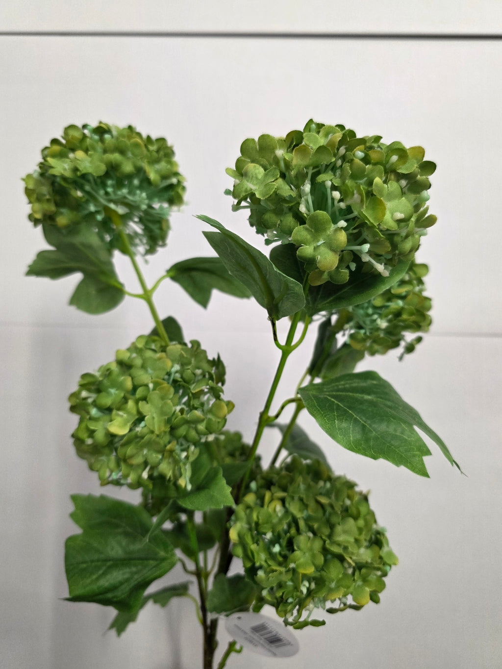 Artificial Vibernum Snowball Green 96cm