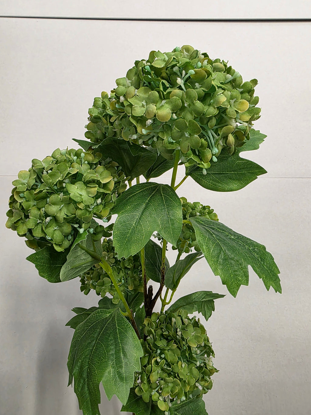 Artificial Vibernum Snowball Green 96cm