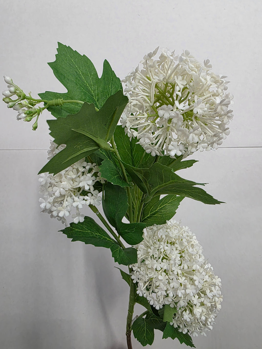 Artificial Viburnum Spray 75cm Cream