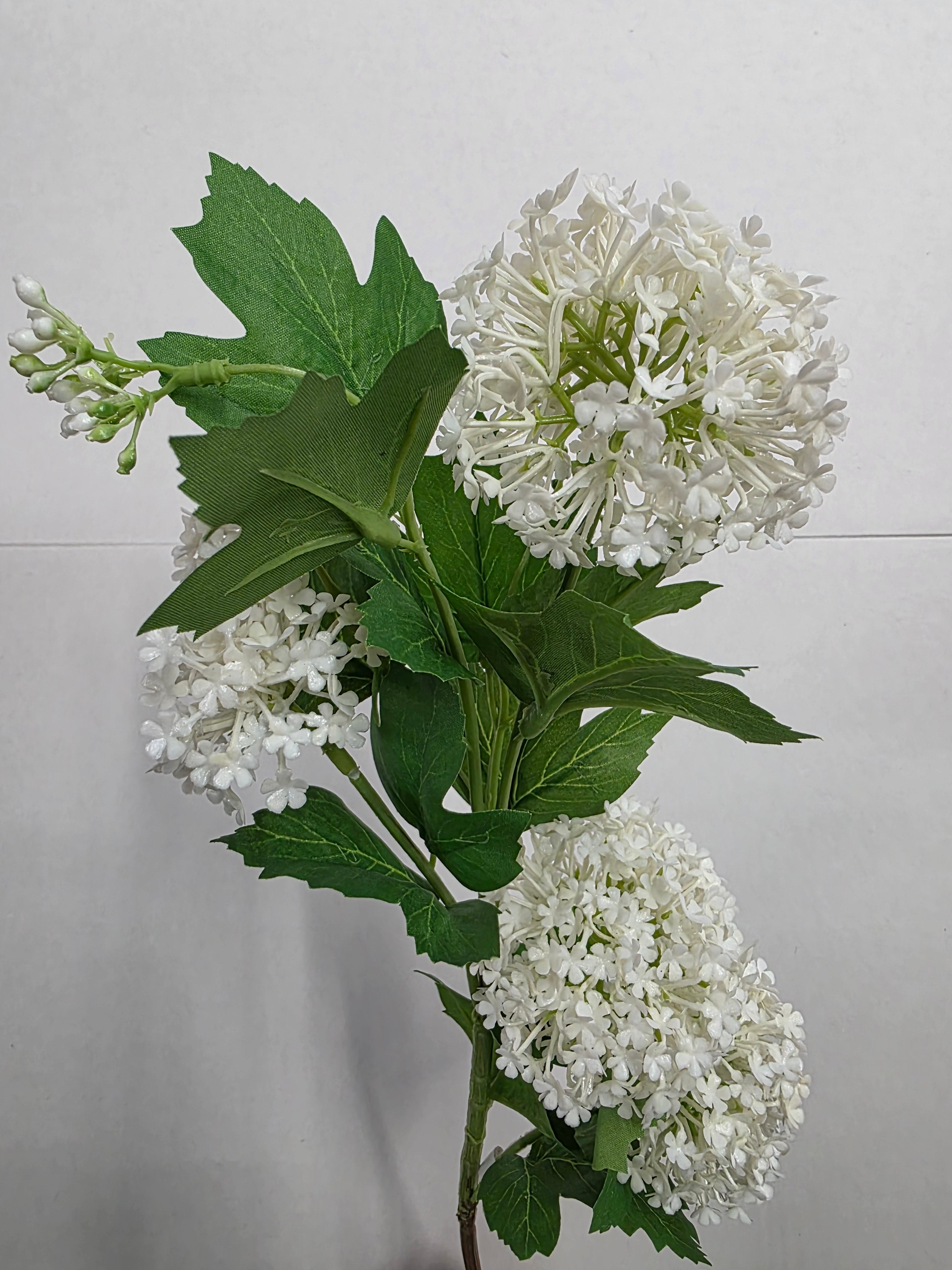 Artificial Viburnum Spray 75cm Cream