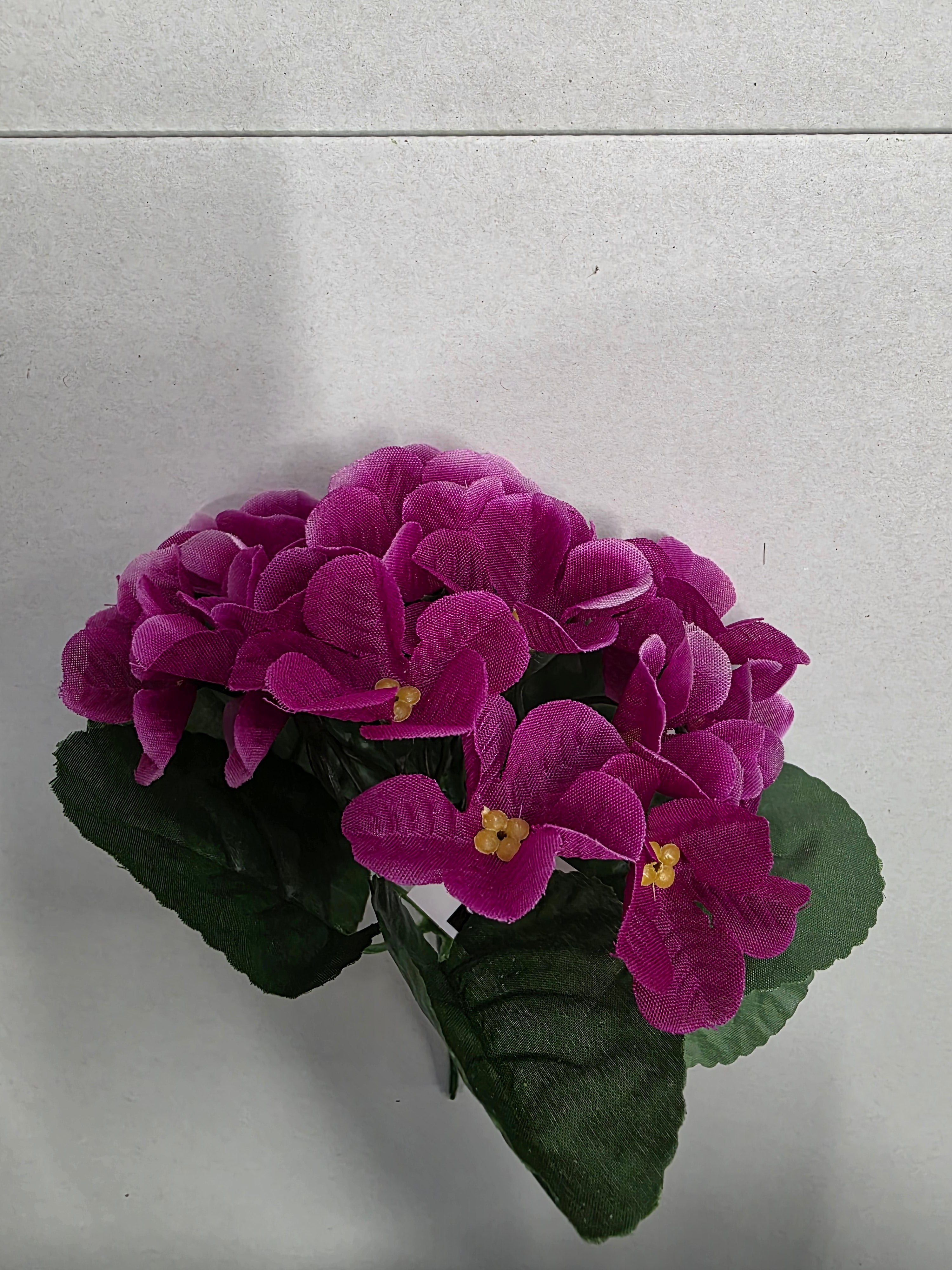Artificial Violet Burgundy X15 20cm (PACK OF 5)