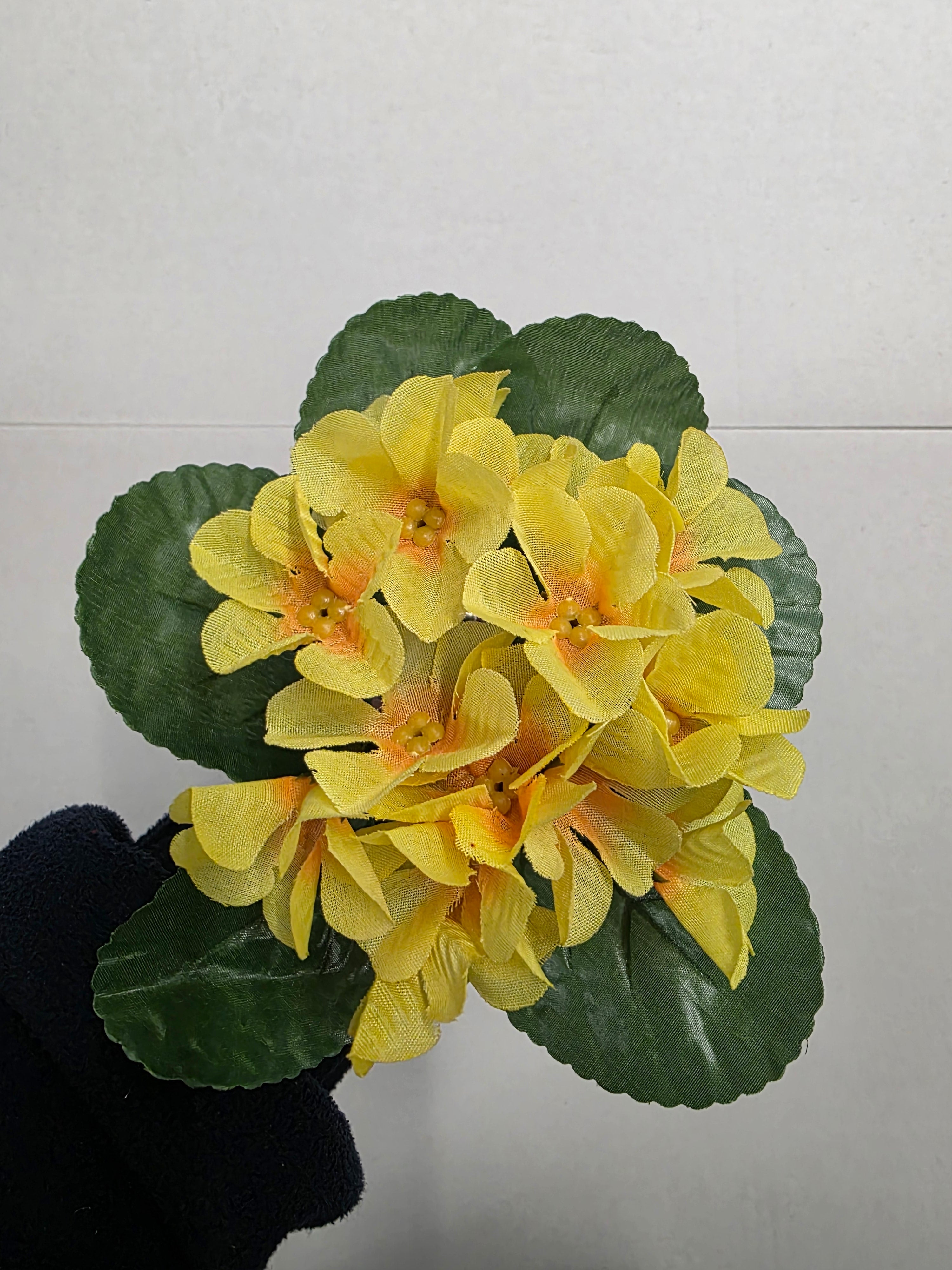 Artificial Violet Yellow X15 20cm (PACK OF 5)