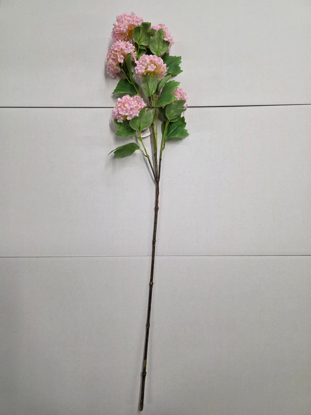 Artificial Virburnum Snowball Peach 96cm