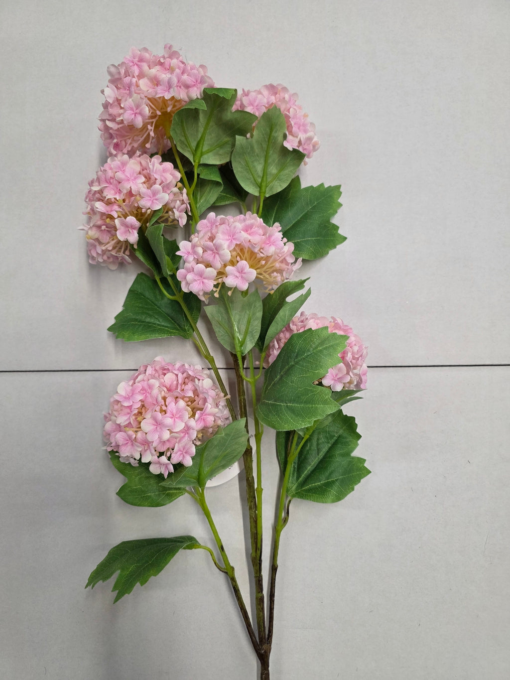 Artificial Virburnum Snowball Peach 96cm