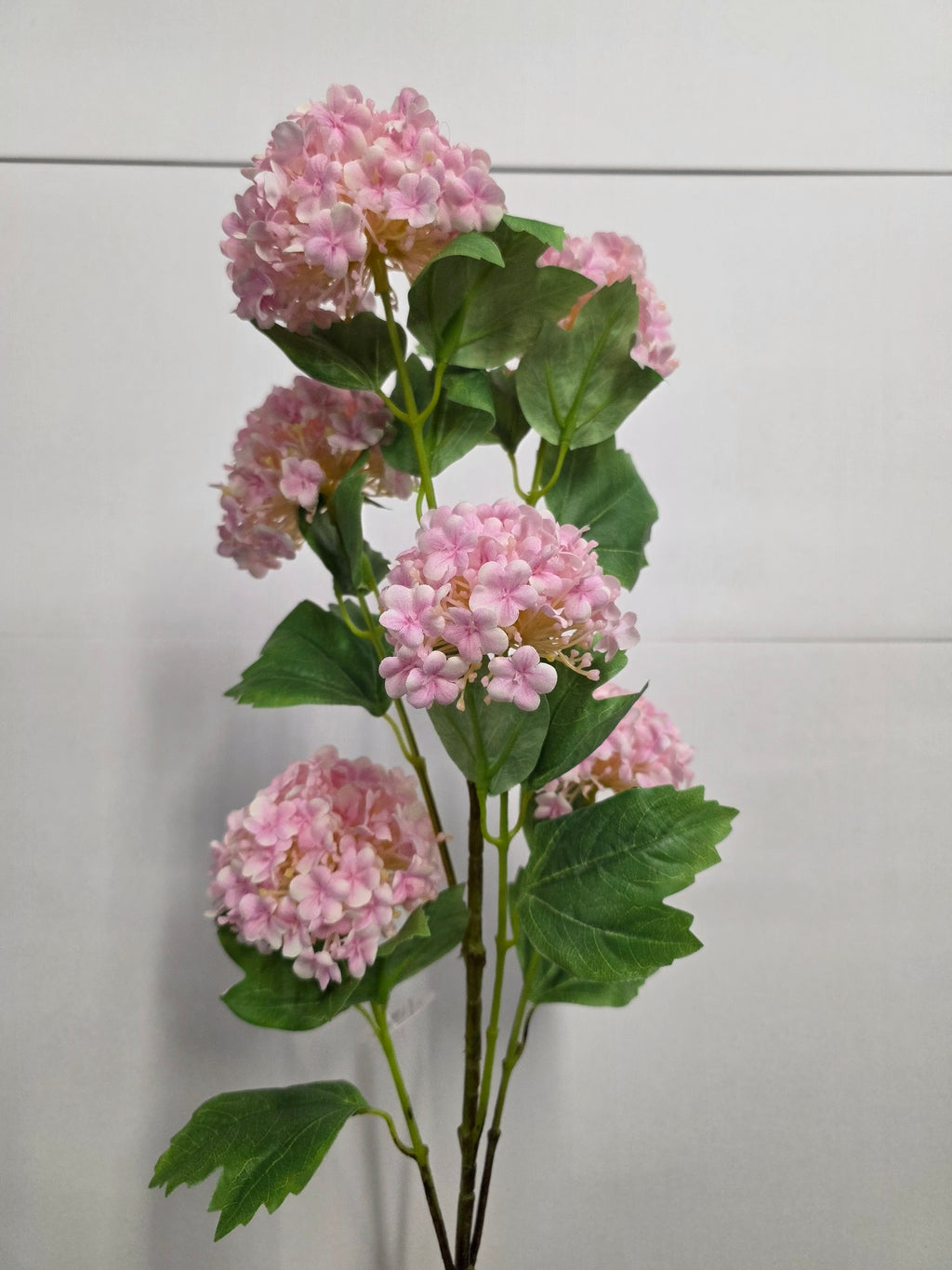 Artificial Virburnum Snowball Peach 96cm