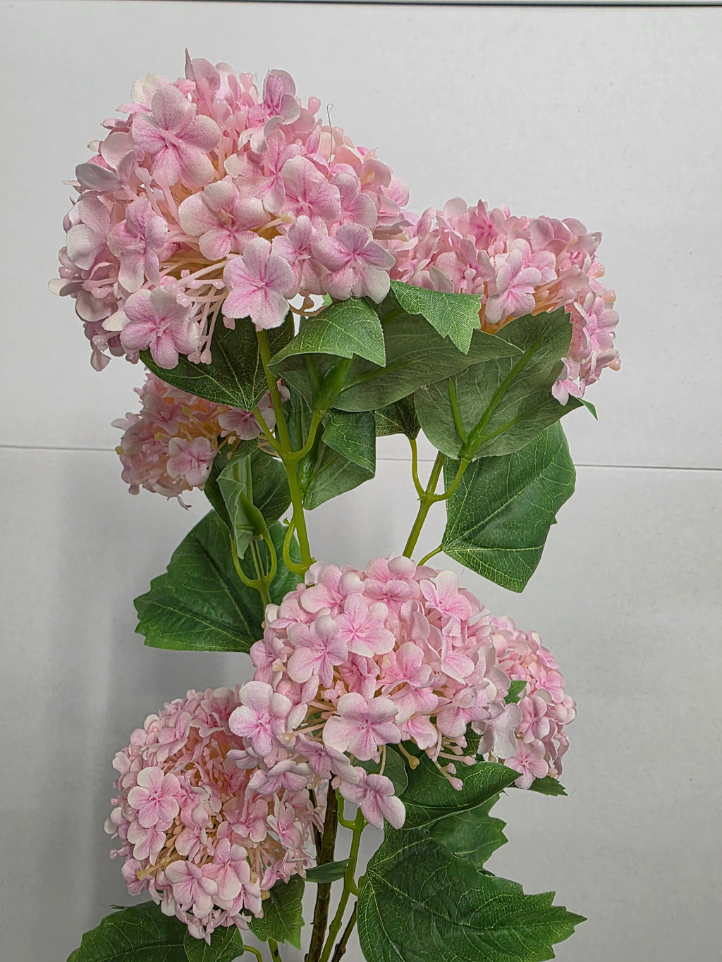 Artificial Virburnum Snowball Peach 96cm