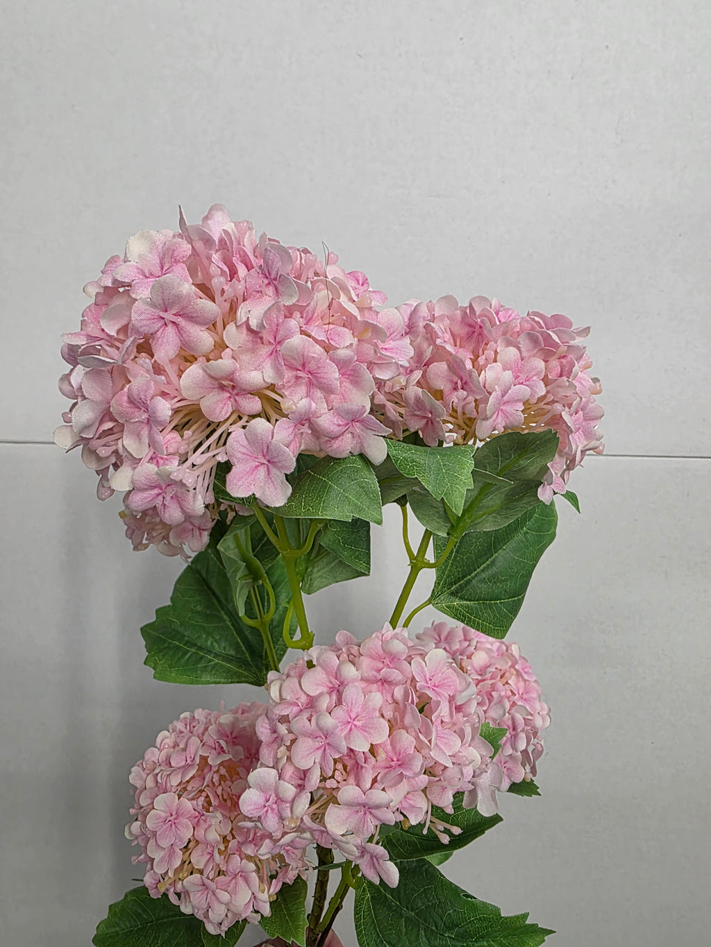 Artificial Virburnum Snowball Peach 96cm