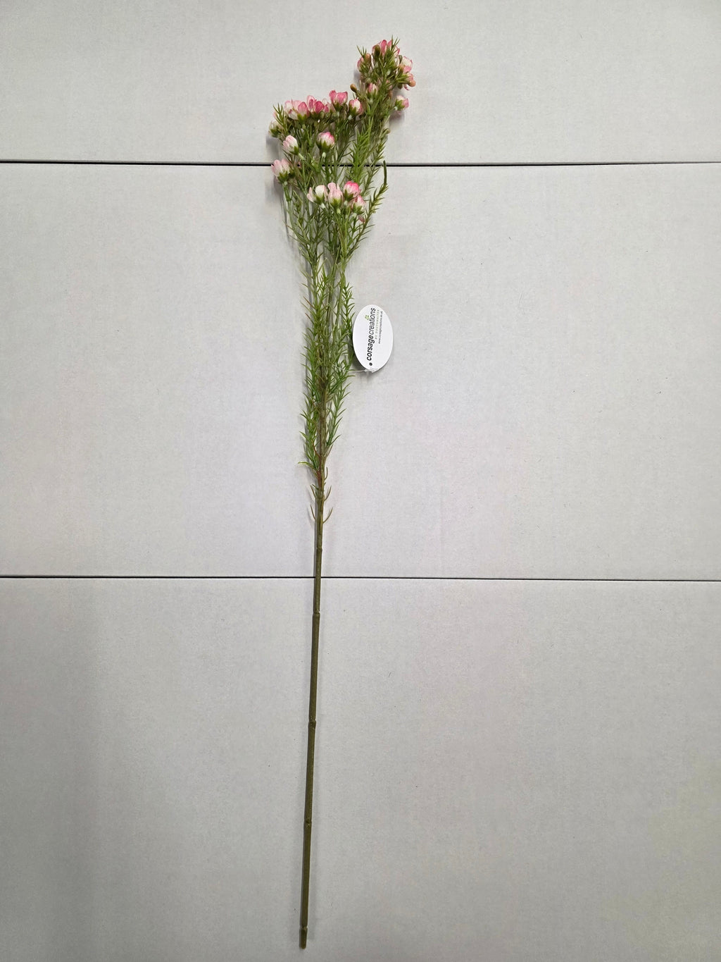 Artificial Wax Flower Spray Pink 77cm