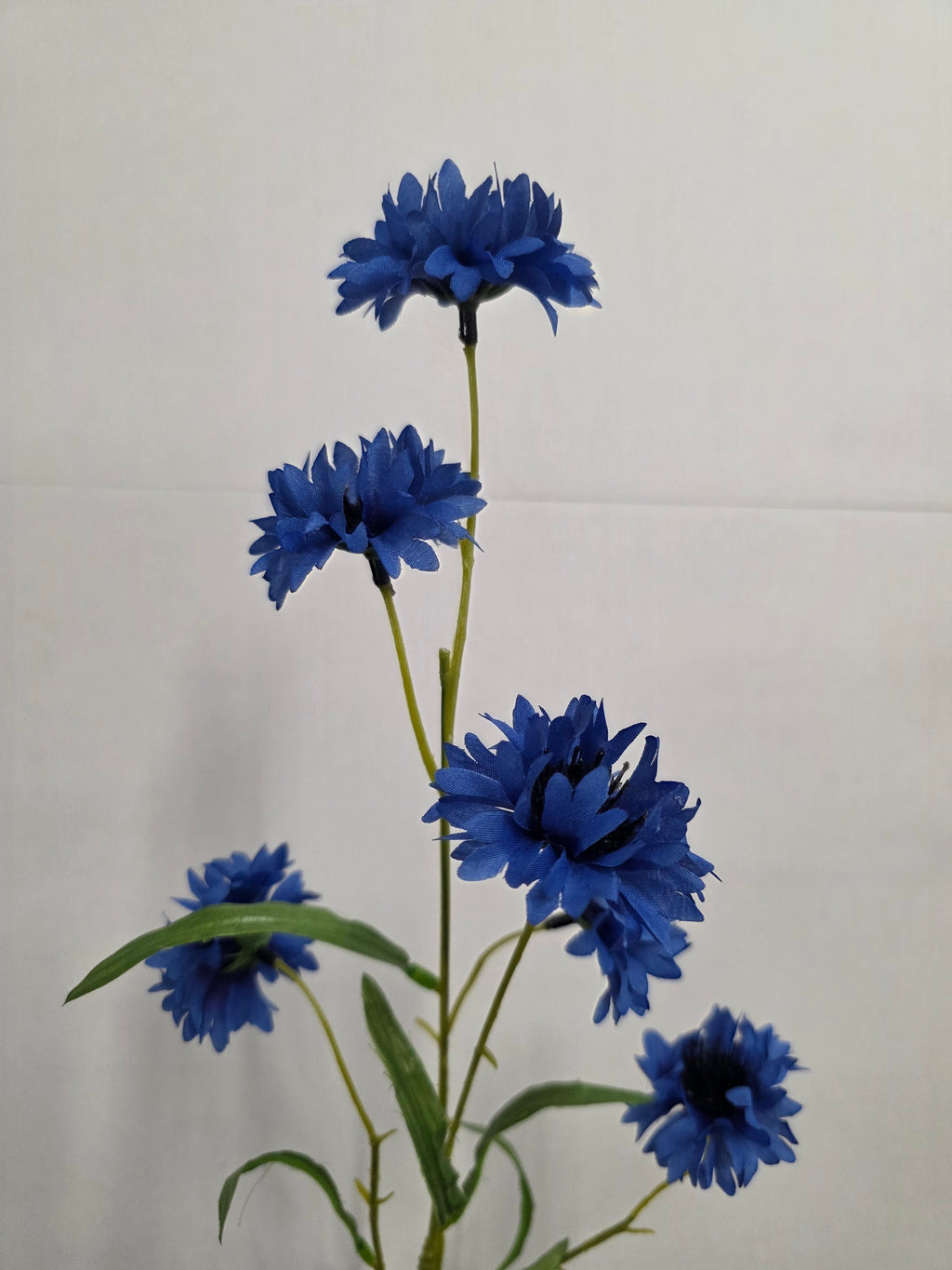 Artificial Wild Cornflower Spray Royal Blue 63cm (PACK OF 4)