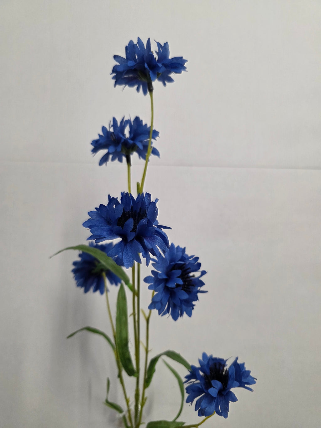 Artificial Wild Cornflower Spray Royal Blue 63cm (PACK OF 4)