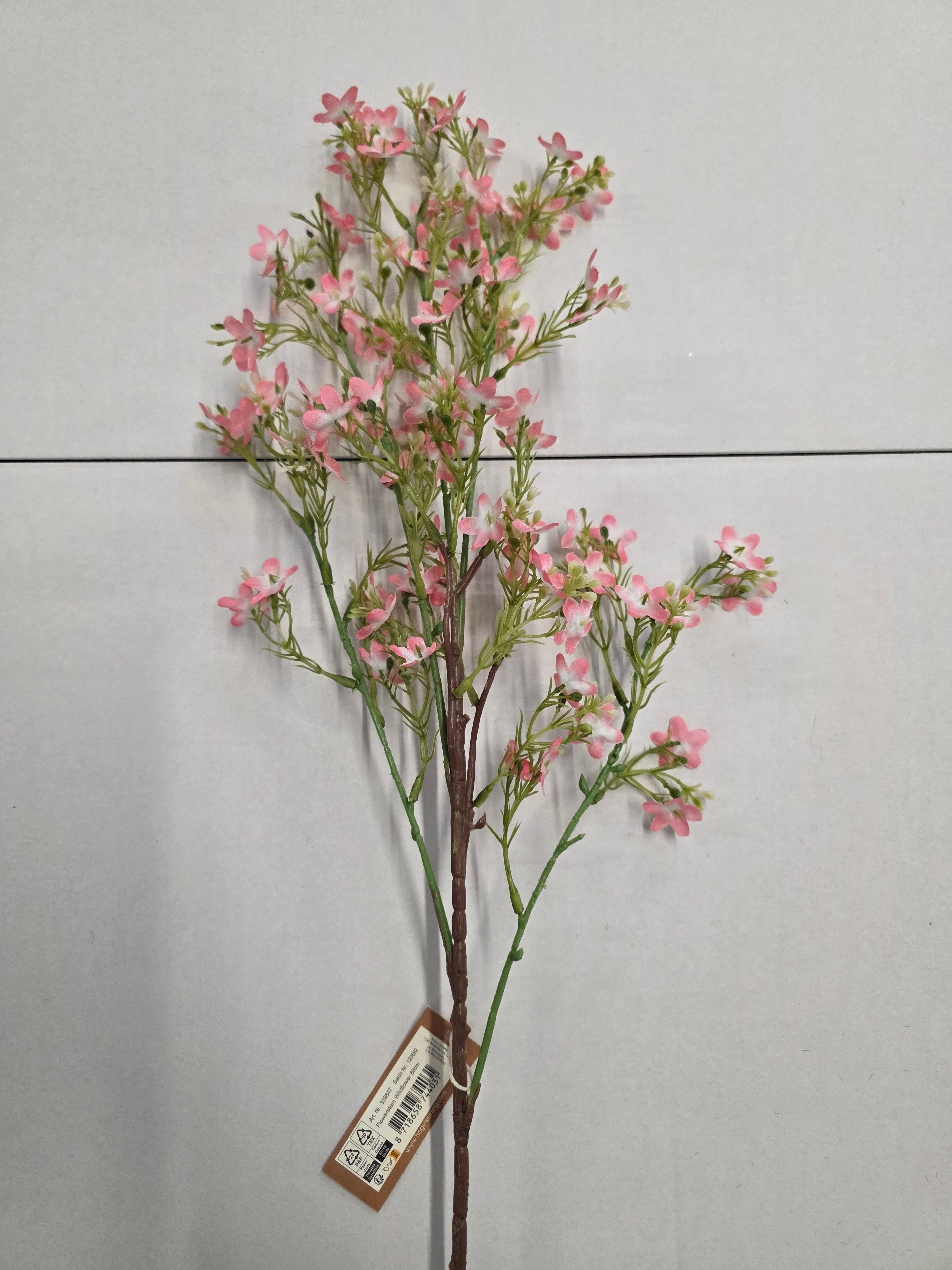 Artificial Wildflower Light Pink 88cm (PACK OF 2)