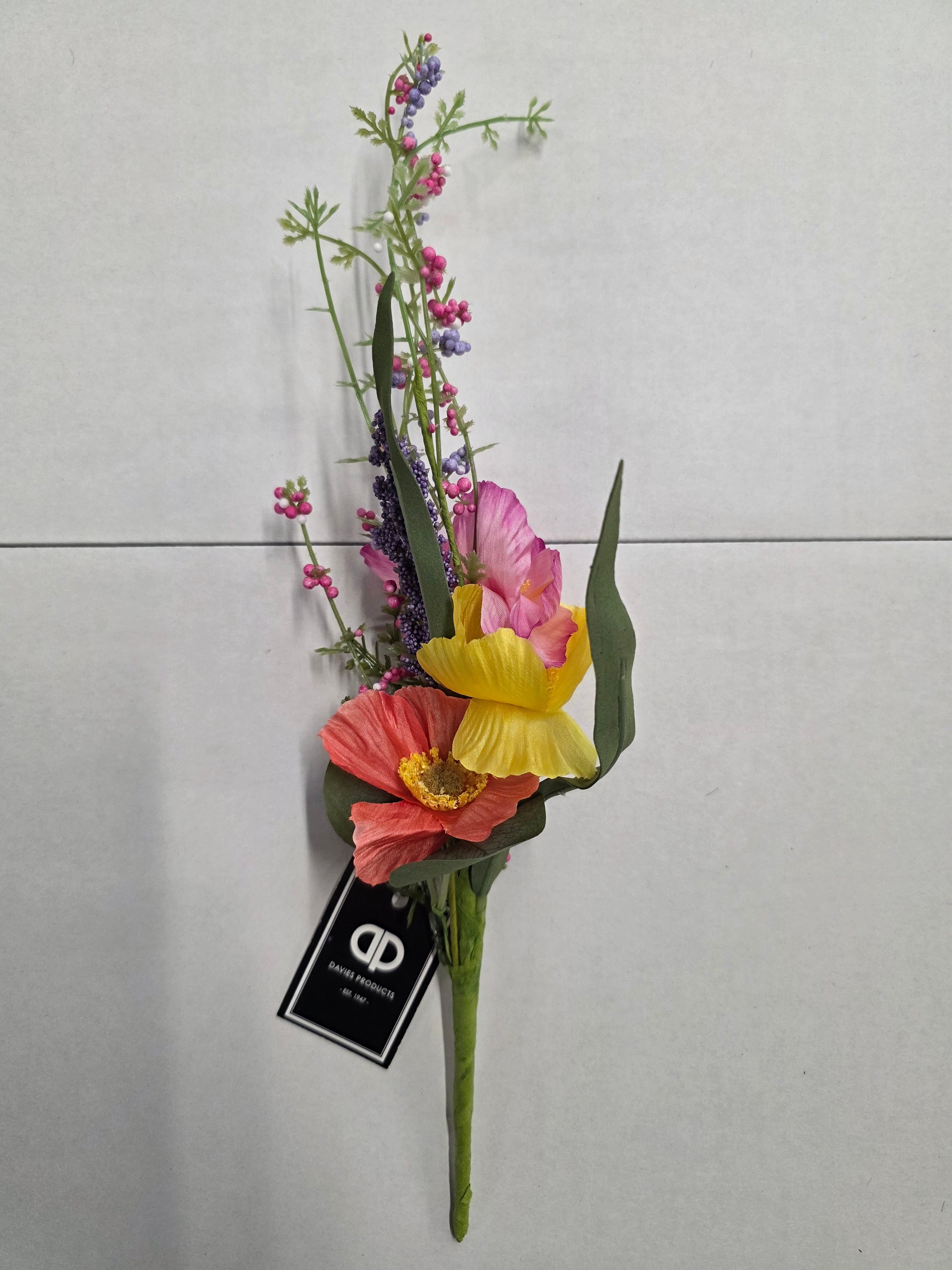 Artificial Wildflower Pick 40cm (PACK OF 4)