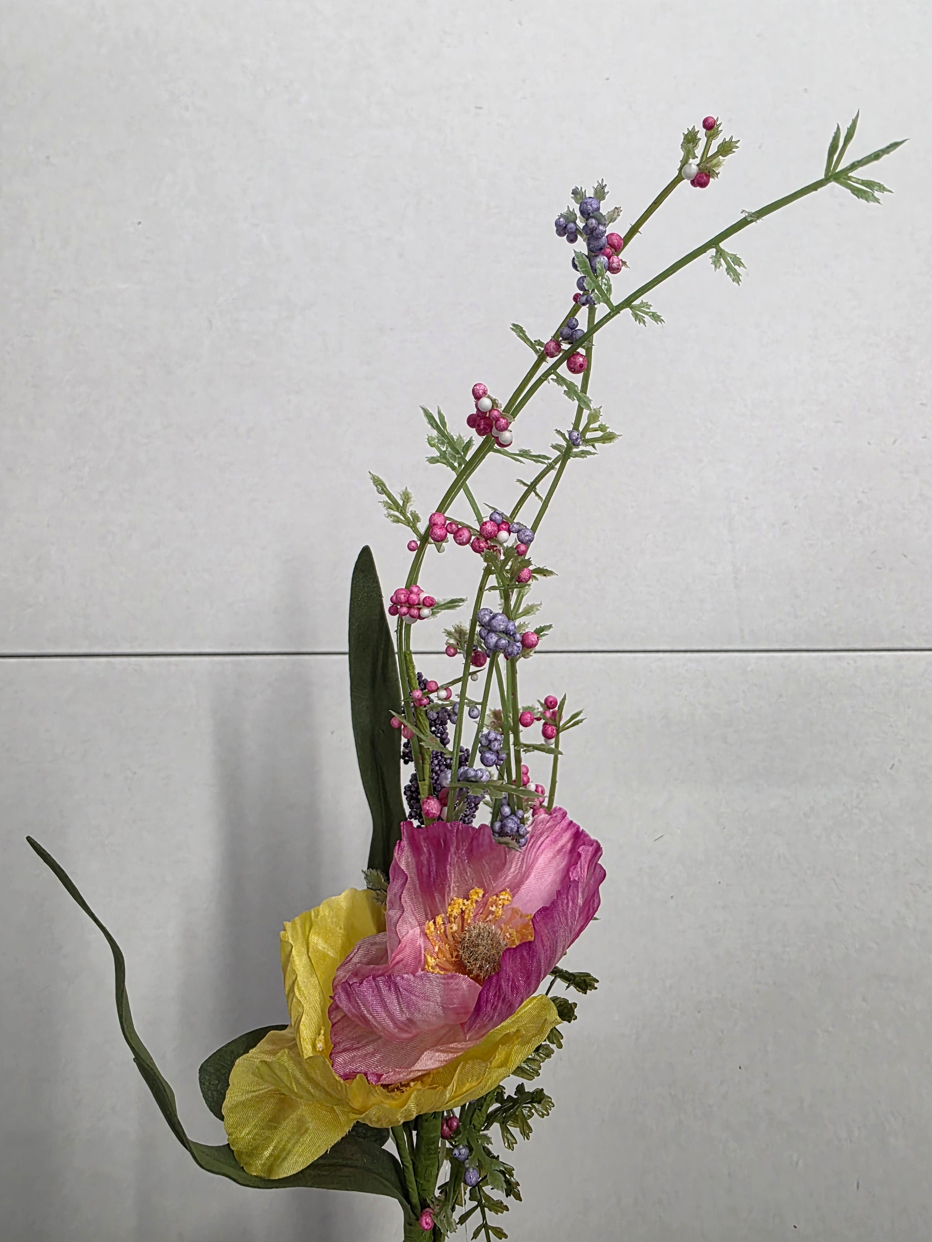 Artificial Wildflower Pick 40cm (PACK OF 4)