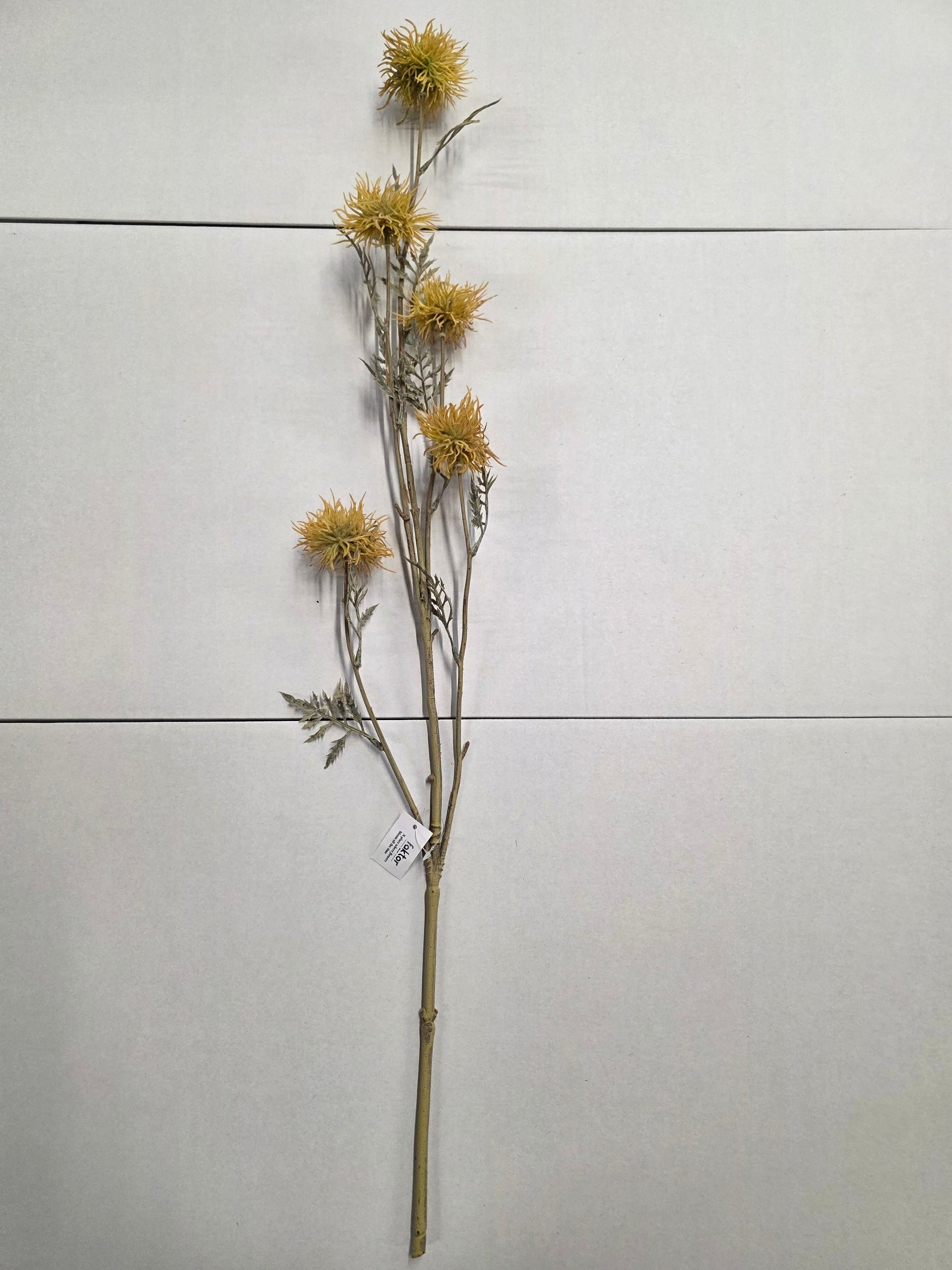 Artificial Xanthium Branch X 5 Yellow (PACK OF 2)