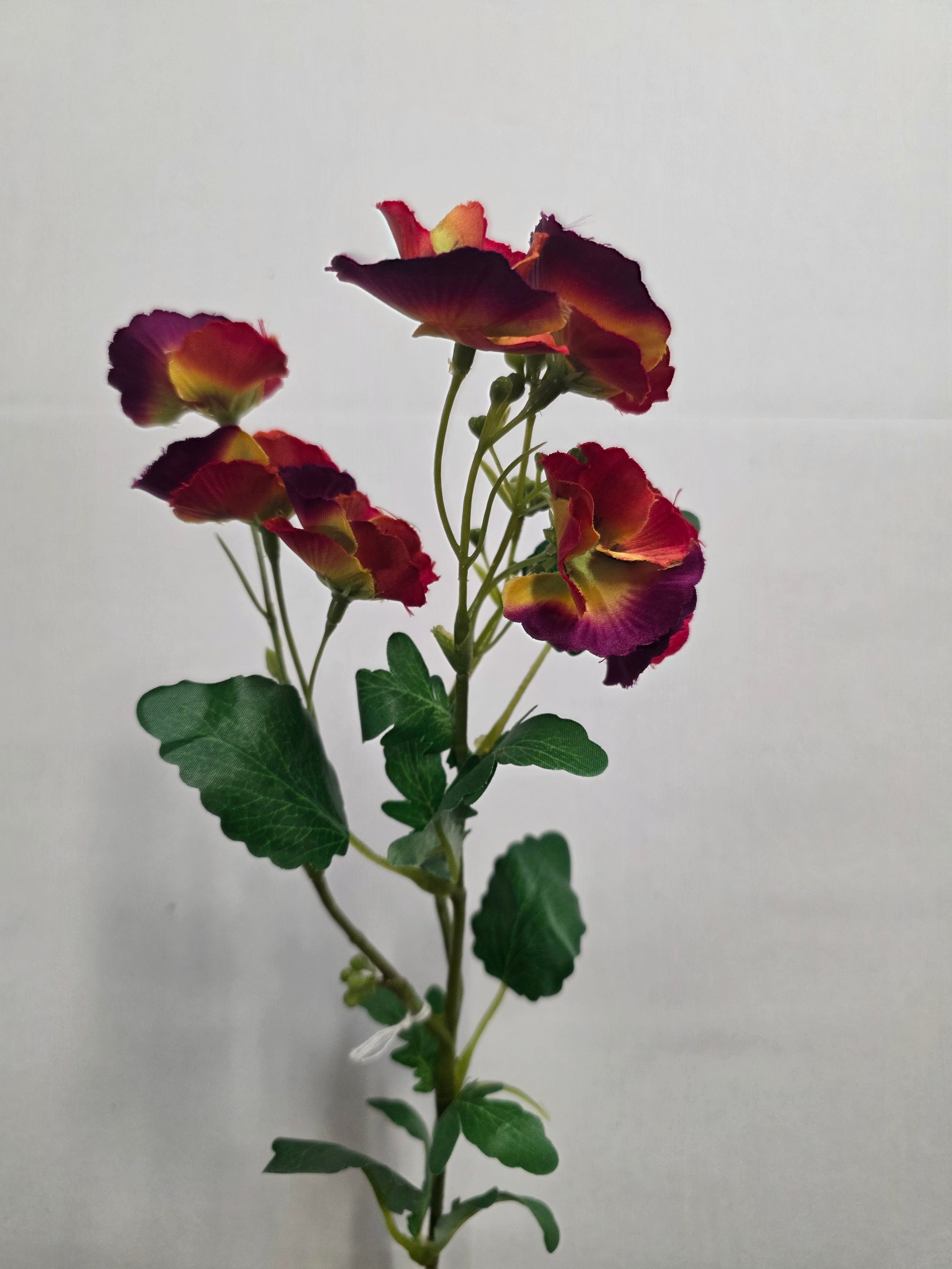 Artificial Pansy Orange 69cm (PACK OF 3)