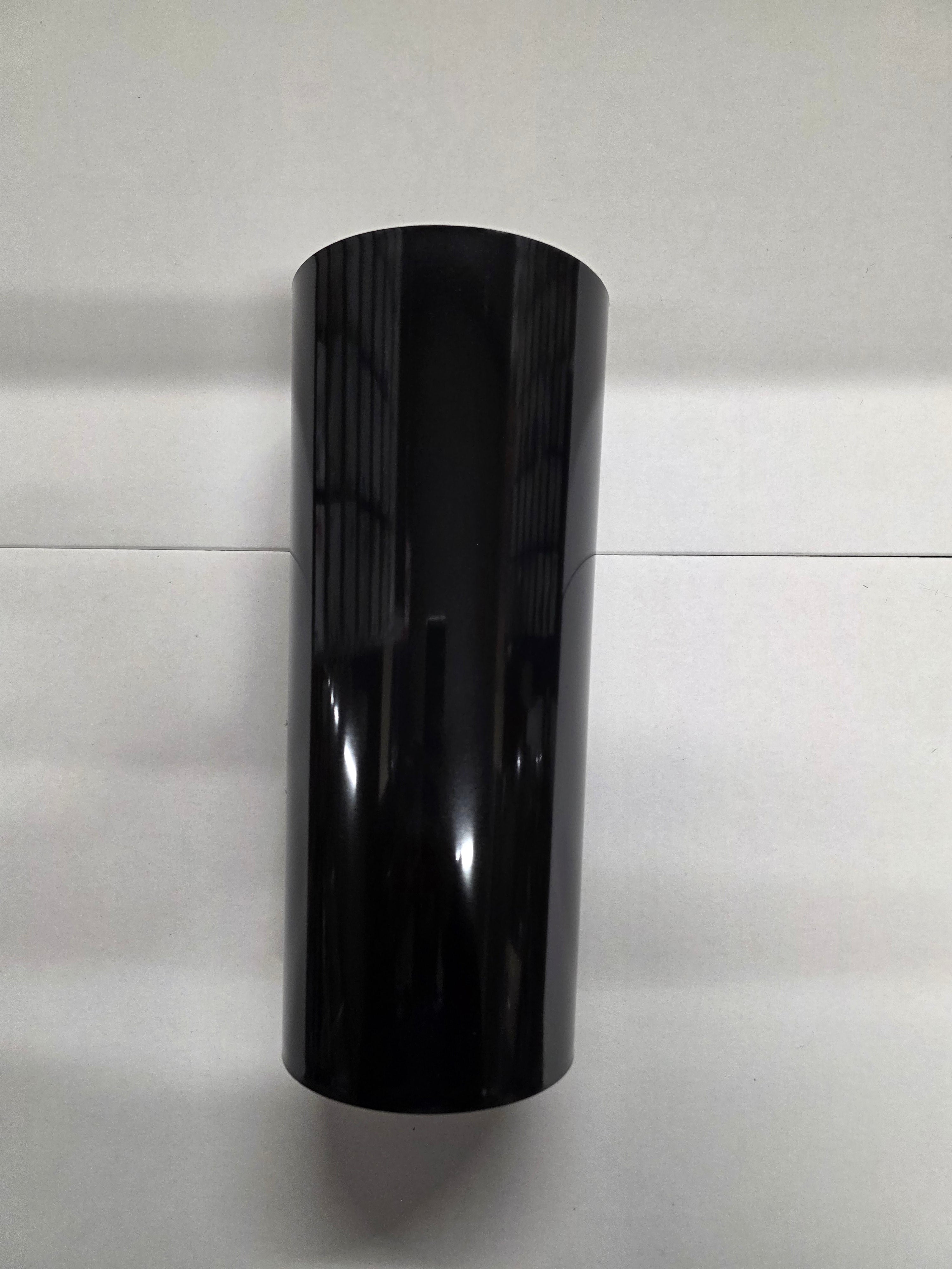 Acrylic Cylinder Black 30x13cm (PACK OF 2)