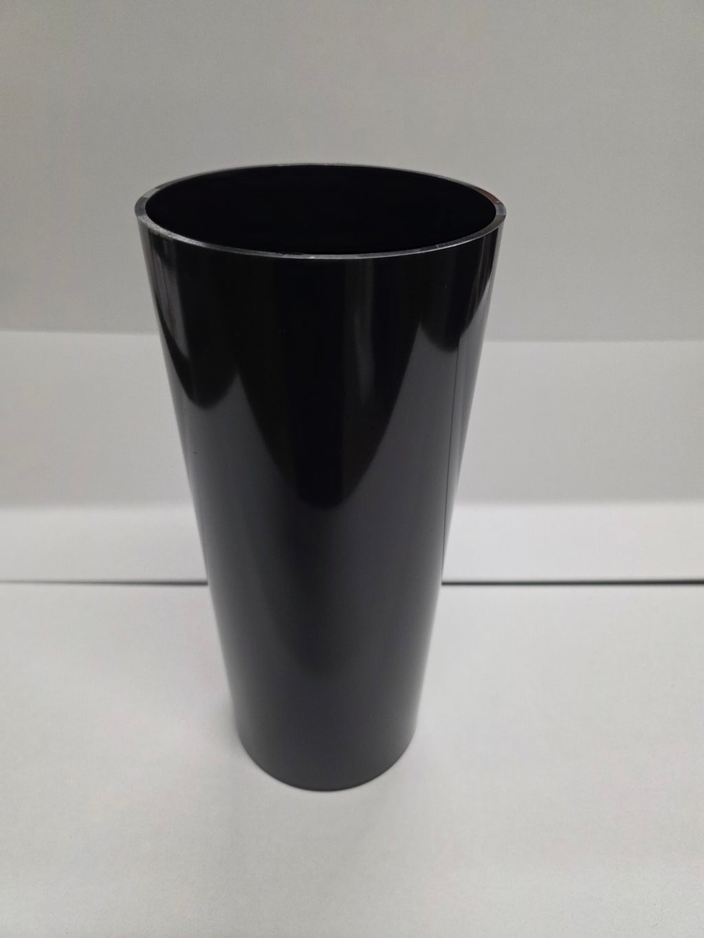 Acrylic Cylinder Black 30x13cm (PACK OF 2)