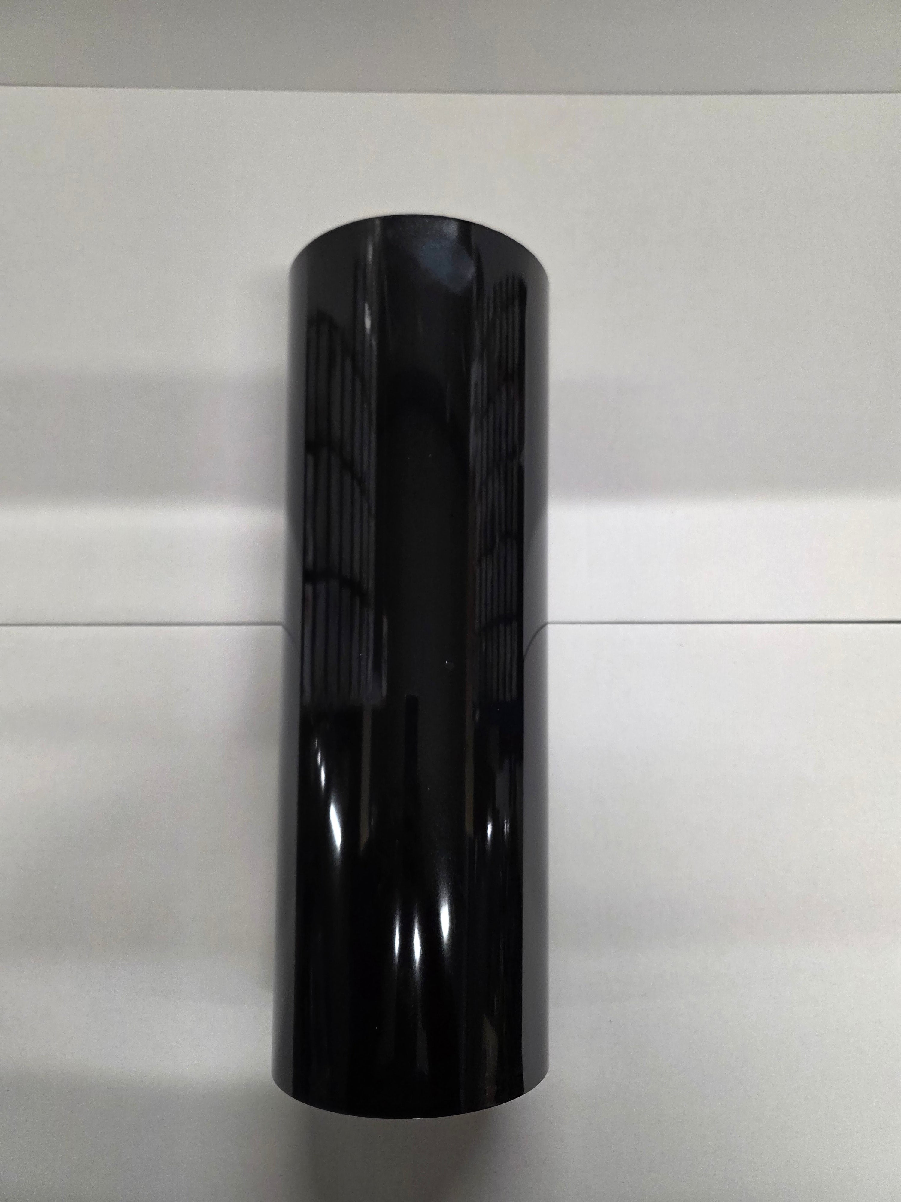 Acrylic Cylinder Black 43x16cm