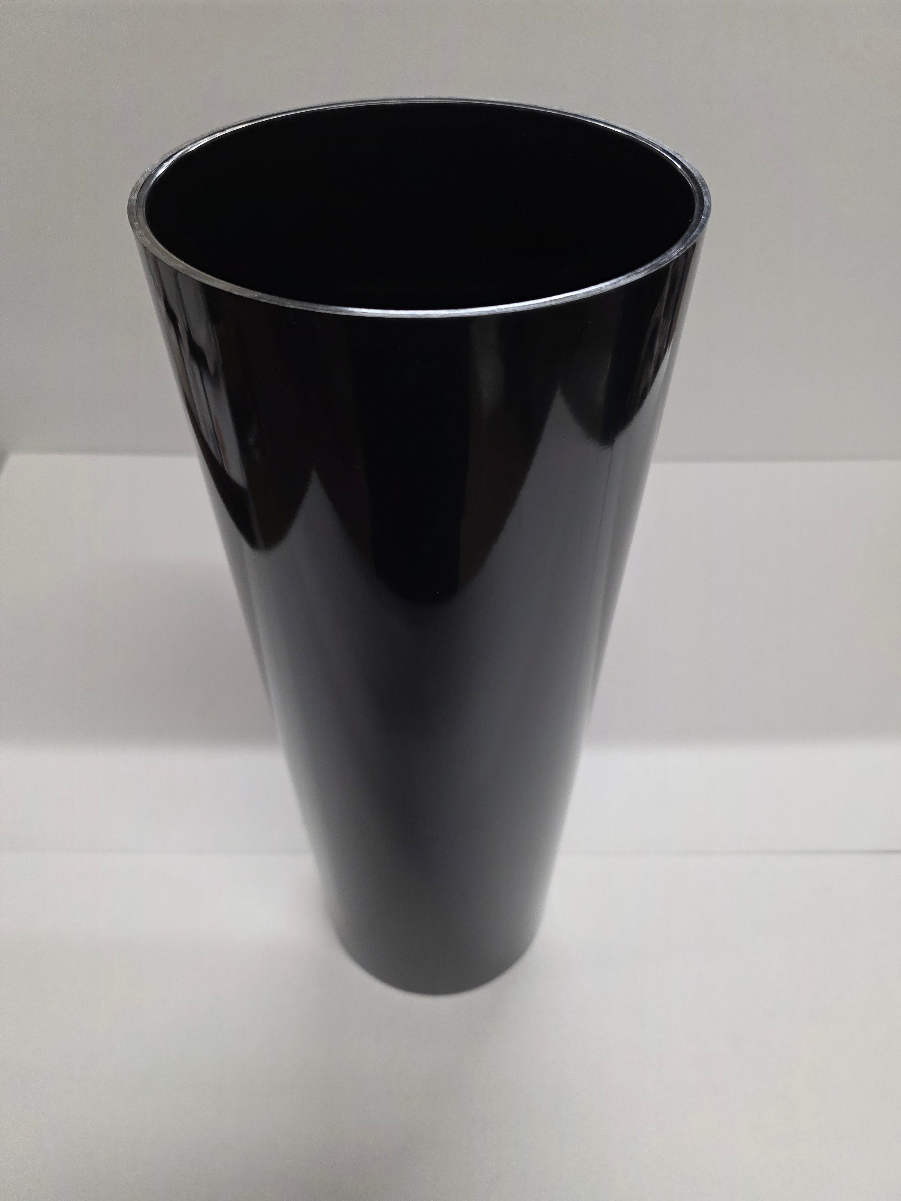 Acrylic Cylinder Black 43x16cm
