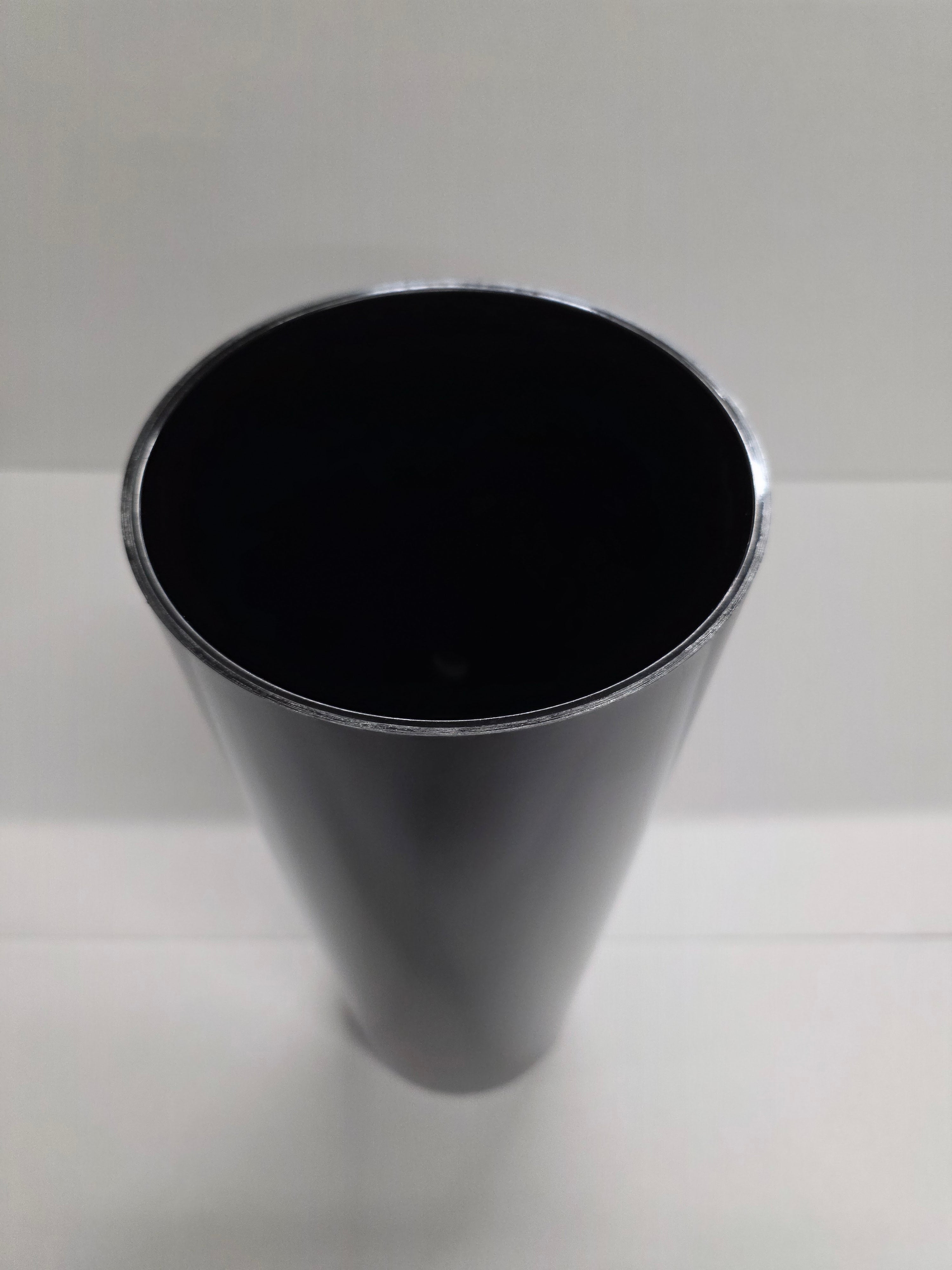 Acrylic Cylinder Black 43x16cm