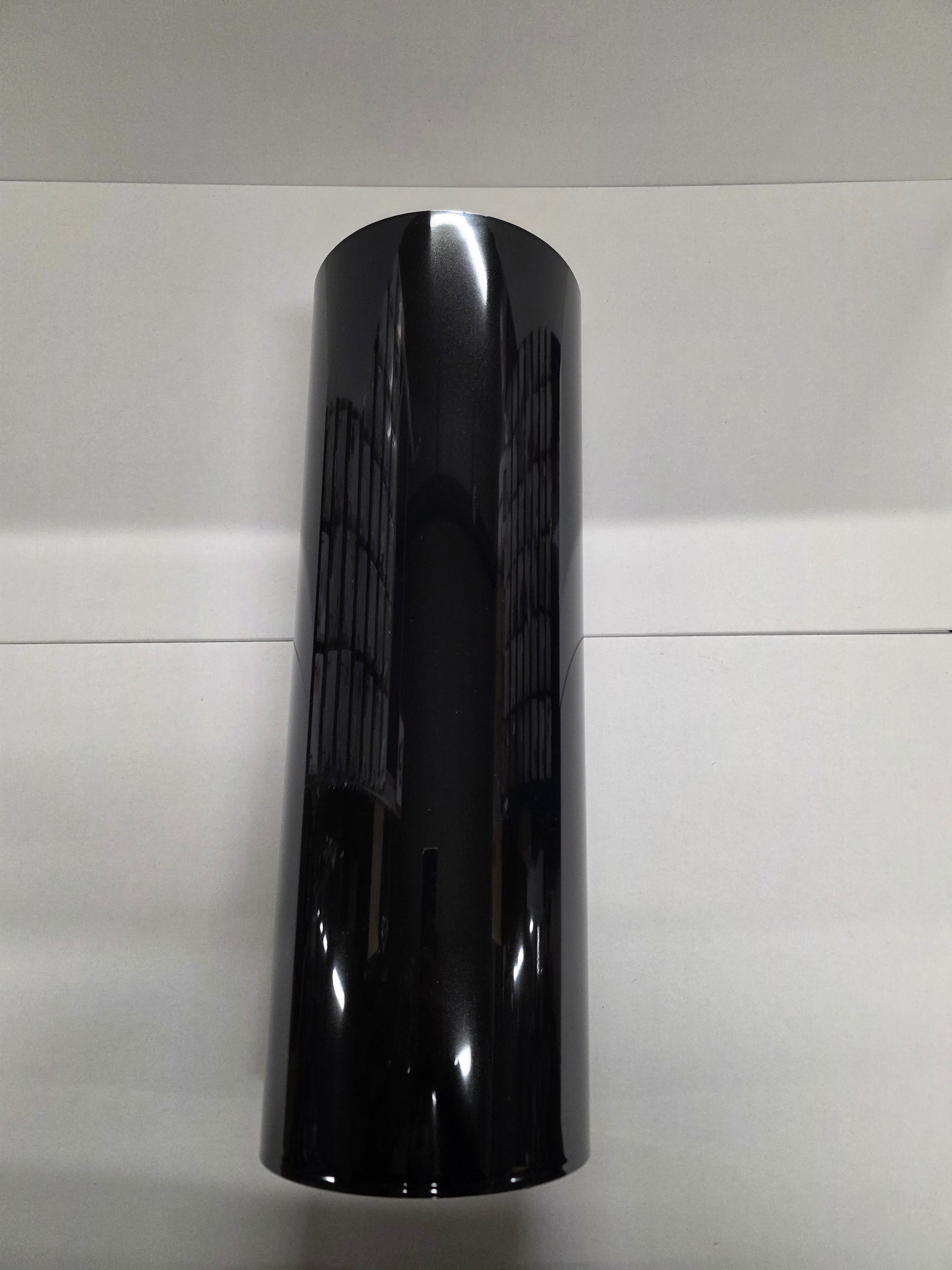 Acrylic Cylinder Black 50x18cm
