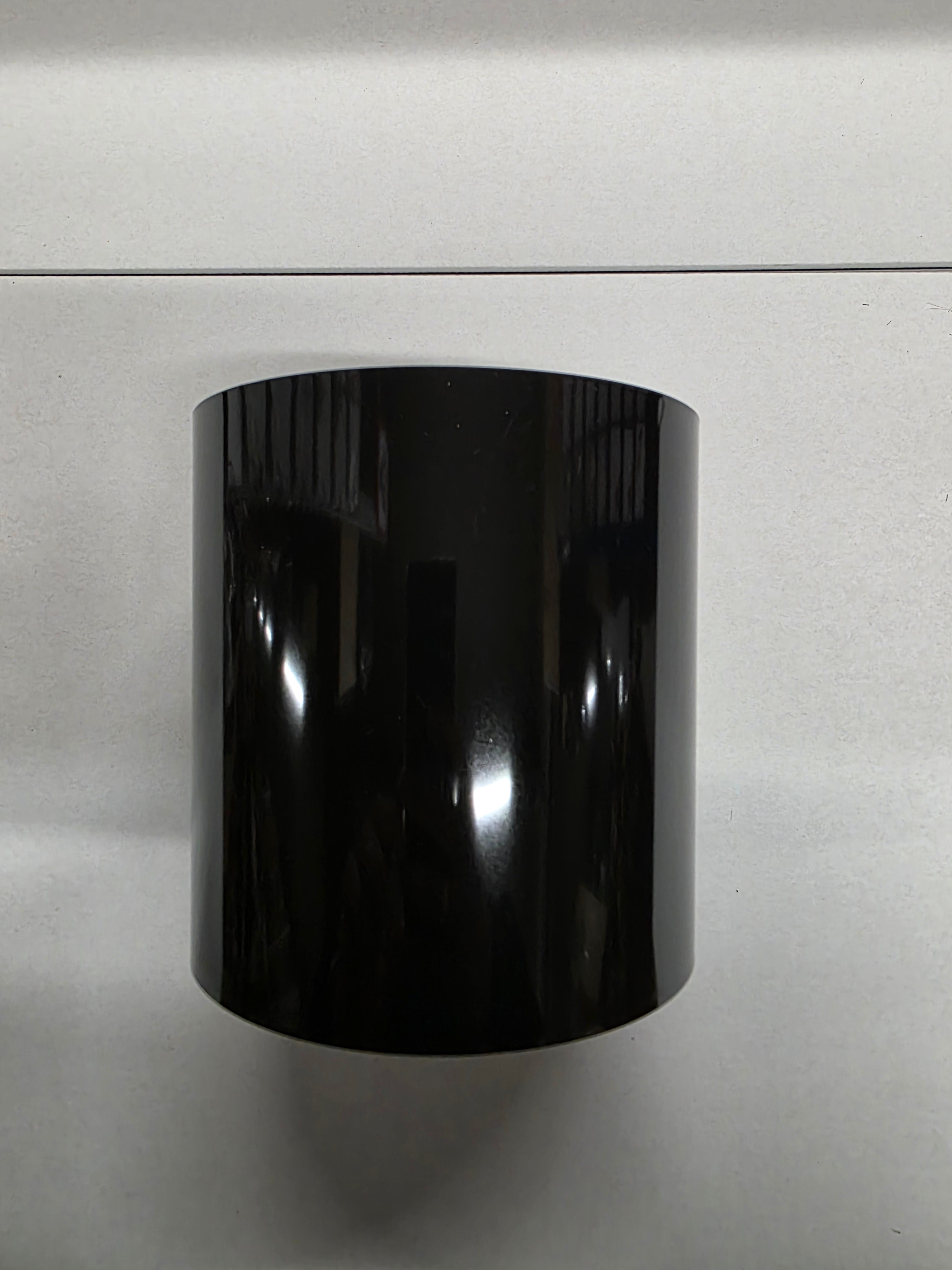 Acrylic Cylinder Black (PACK OF 2)