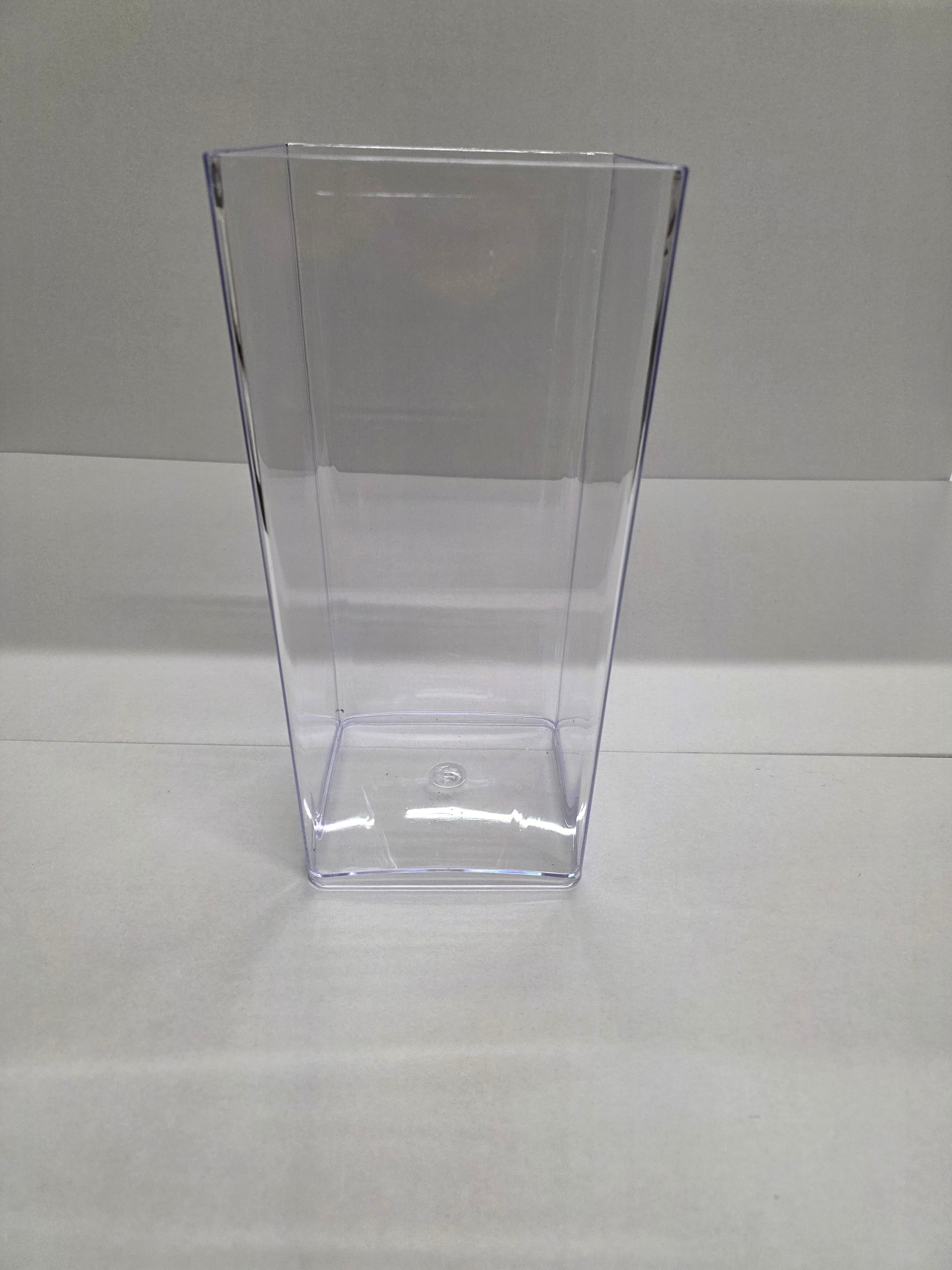 Acrylic Square Vase 14.5x30cm
